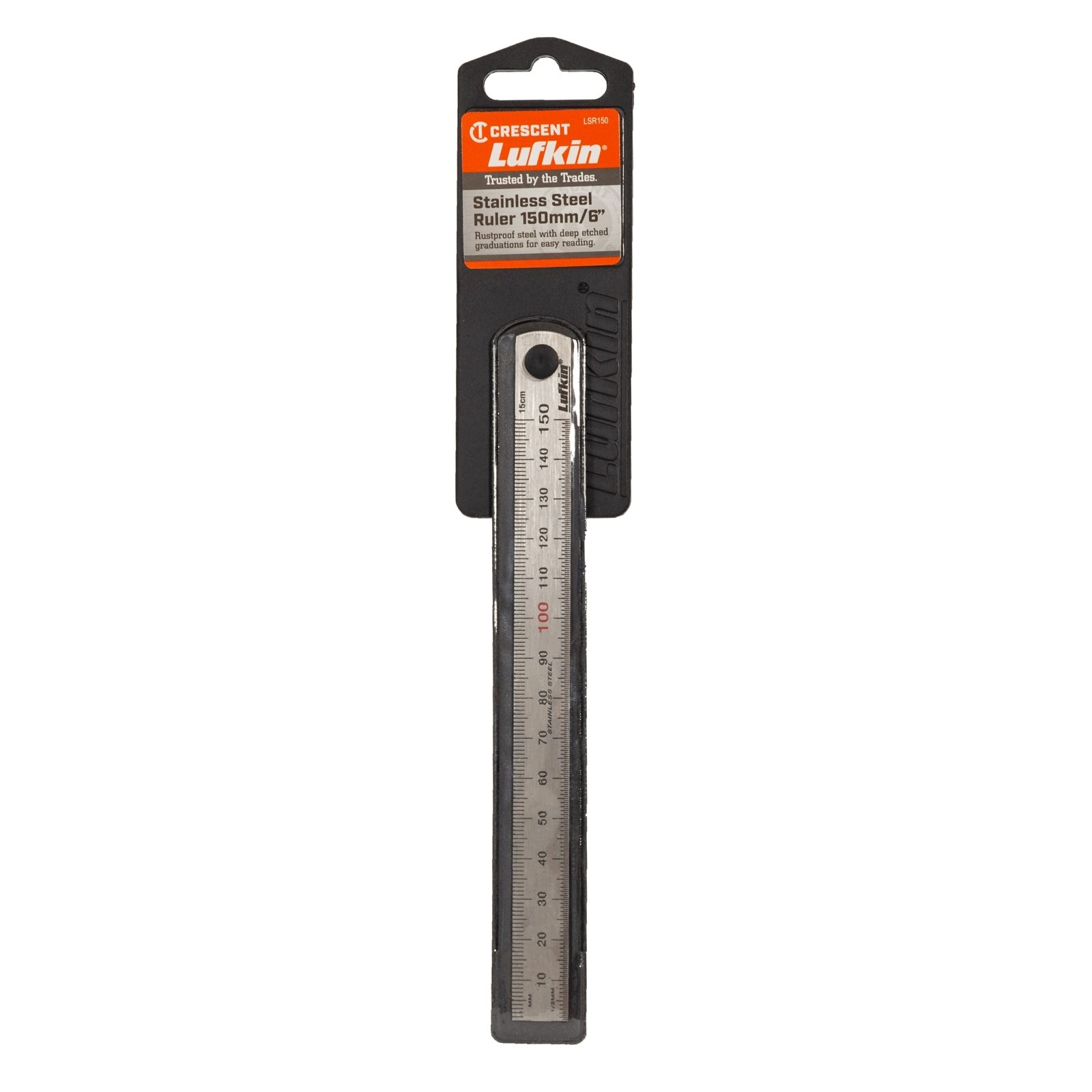 Crescent Lufkin 150mm / 6" Stainless Steel Rule - Image 3
