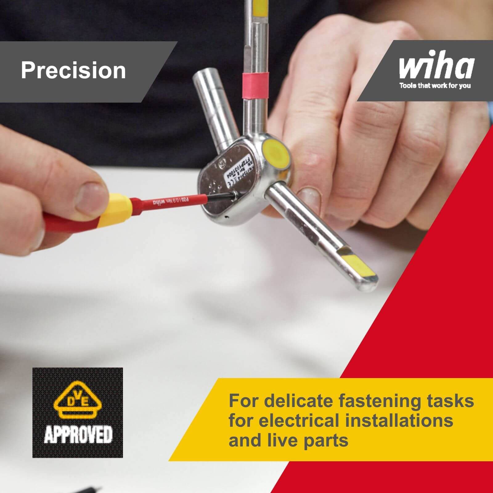 Wiha 2.5 x 65mm VDE Insulated 1000V Electric Rotating Cap Screwdriver - Image 7