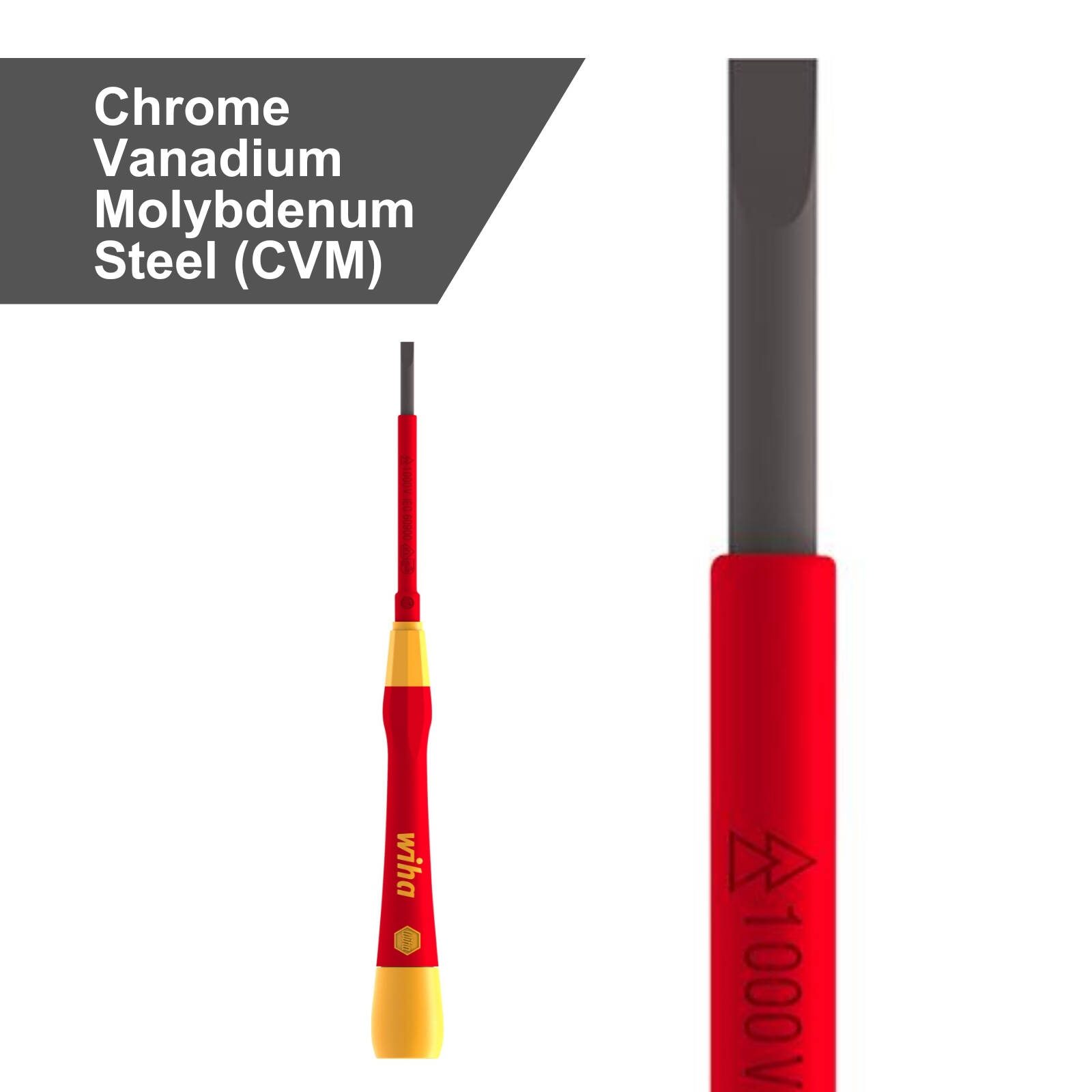 Wiha 3.0 x 65mm VDE / 1000V Precision Screwdriver - Image 5