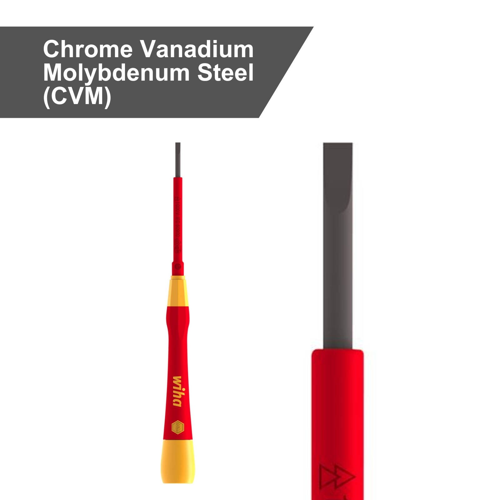 Wiha 3.5 x 65mm Precision Insulated VDE 1000V Electricians Screwdriver - Image 2