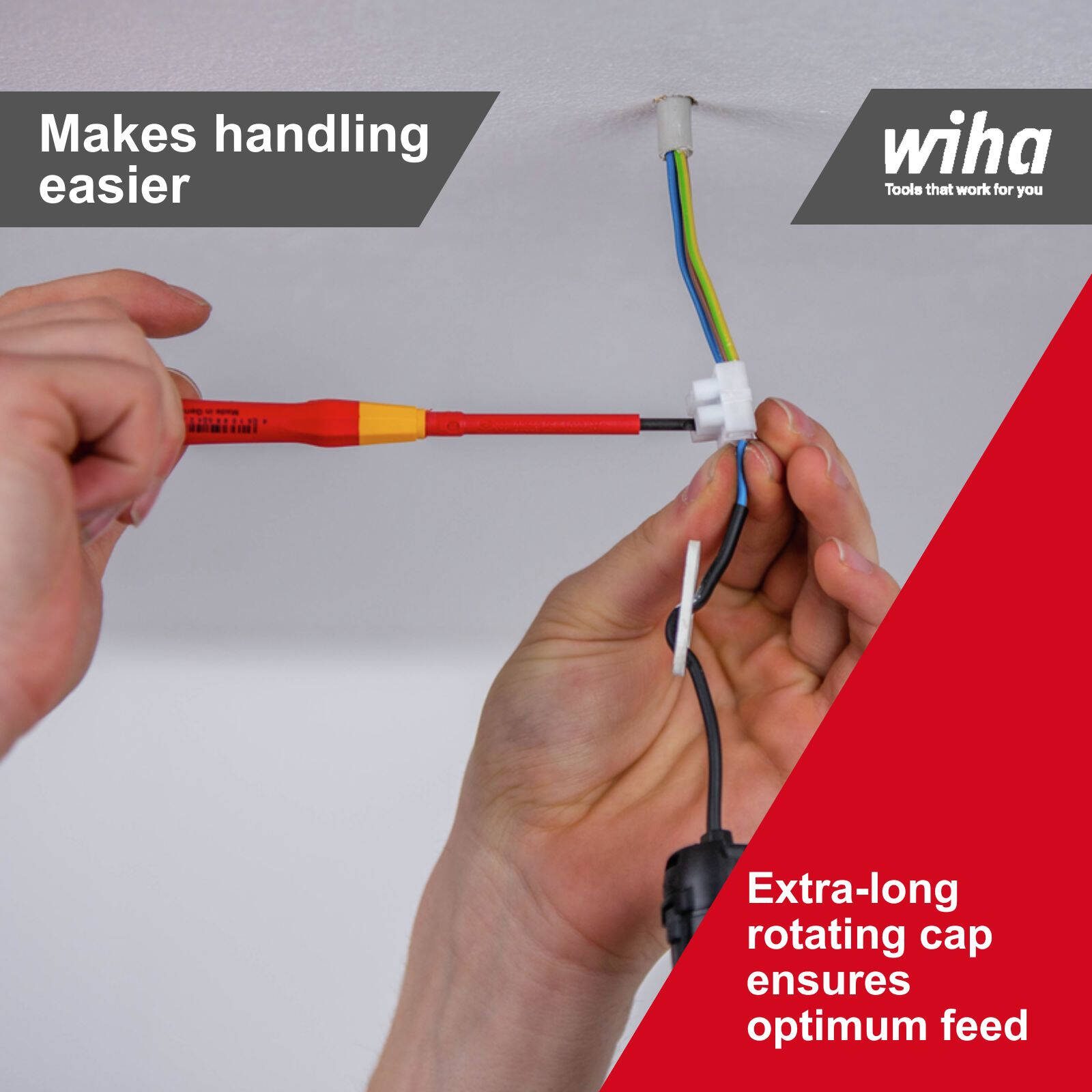 Wiha 3.5 x 65mm Precision Insulated VDE 1000V Electricians Screwdriver - Image 4