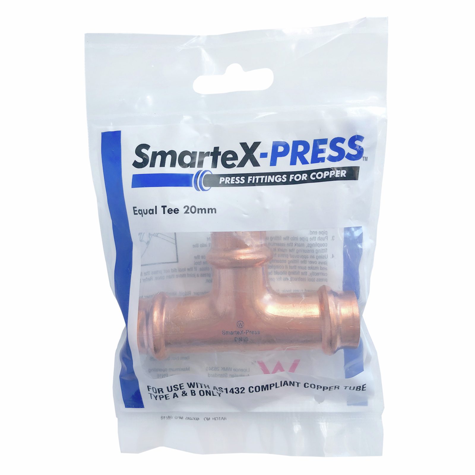 SmarteX-PRESS 20mm Equal Tee - Image 2