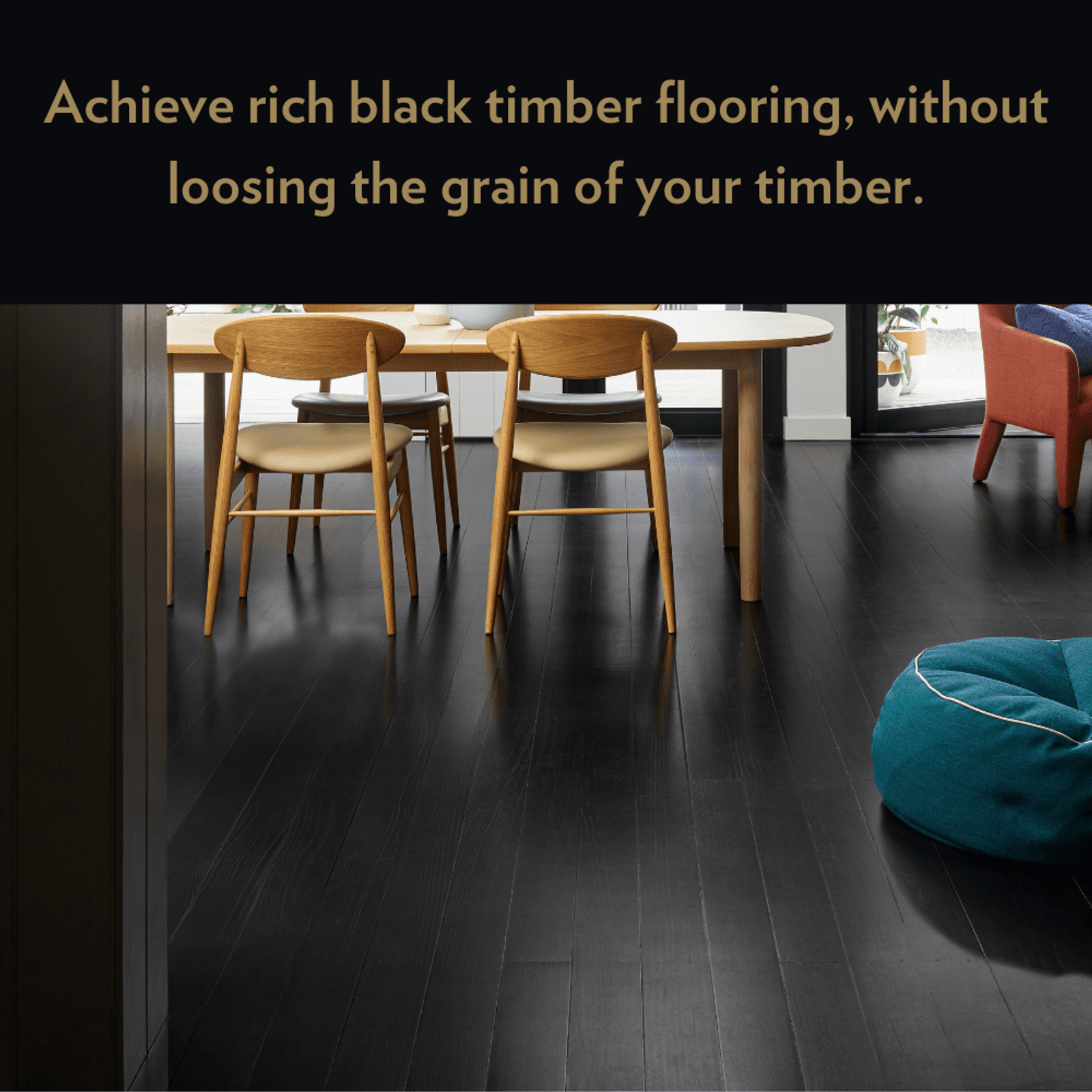 Feast Watson 4L Black Japan Timber Floor Stain And Varnish - Image 6