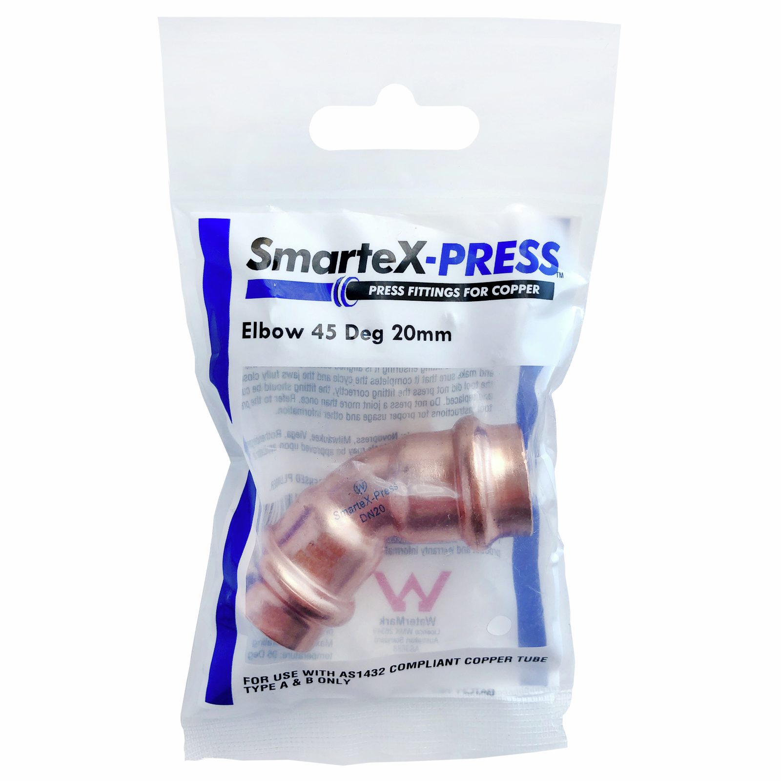 SmarteX-PRESS 20mm 45 Degree Elbow - Image 2