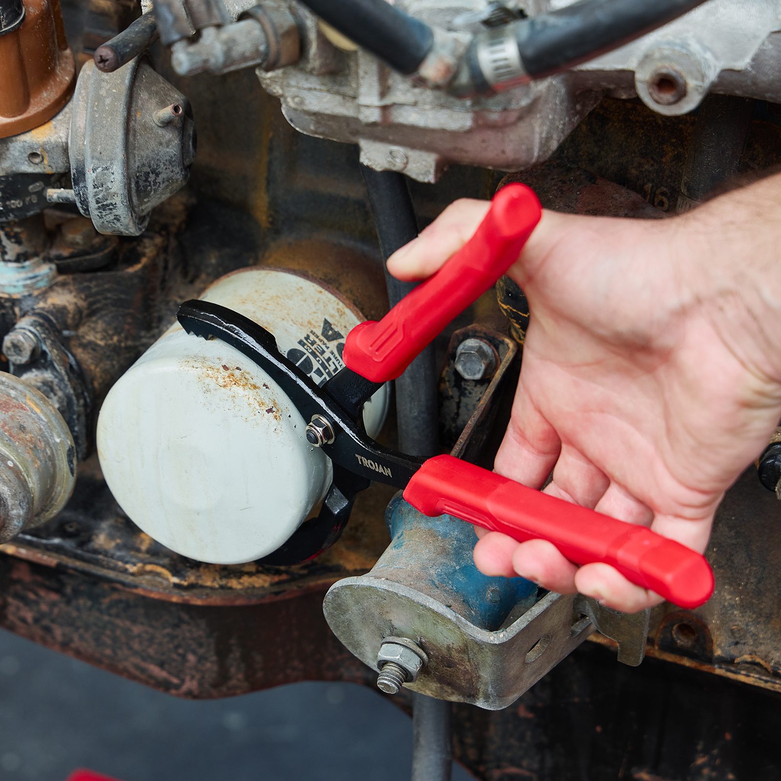 Trojan 63-117mm Oil Filter Pliers - Image 4