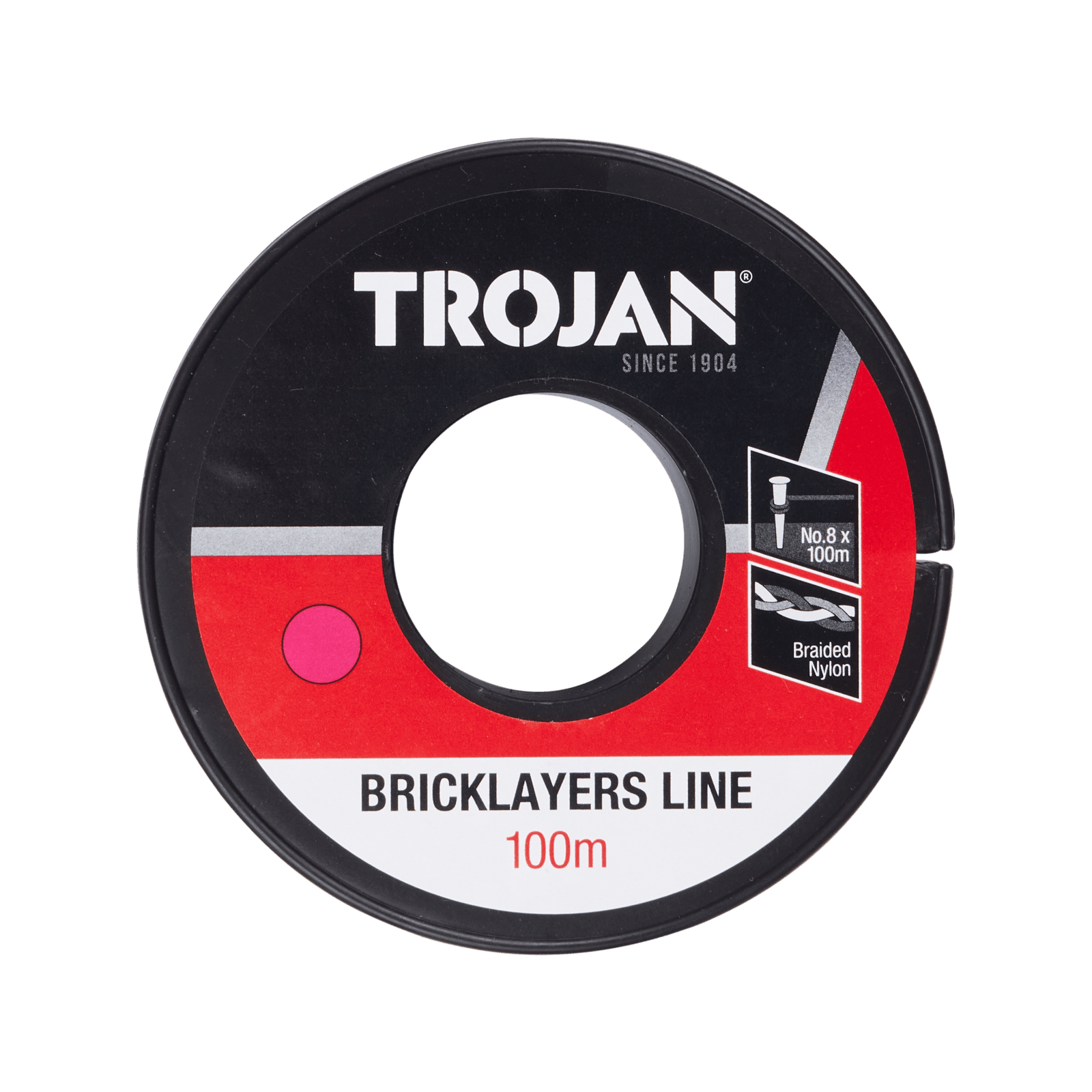 Trojan 100m Pink No. 8 Brickline - Image 2