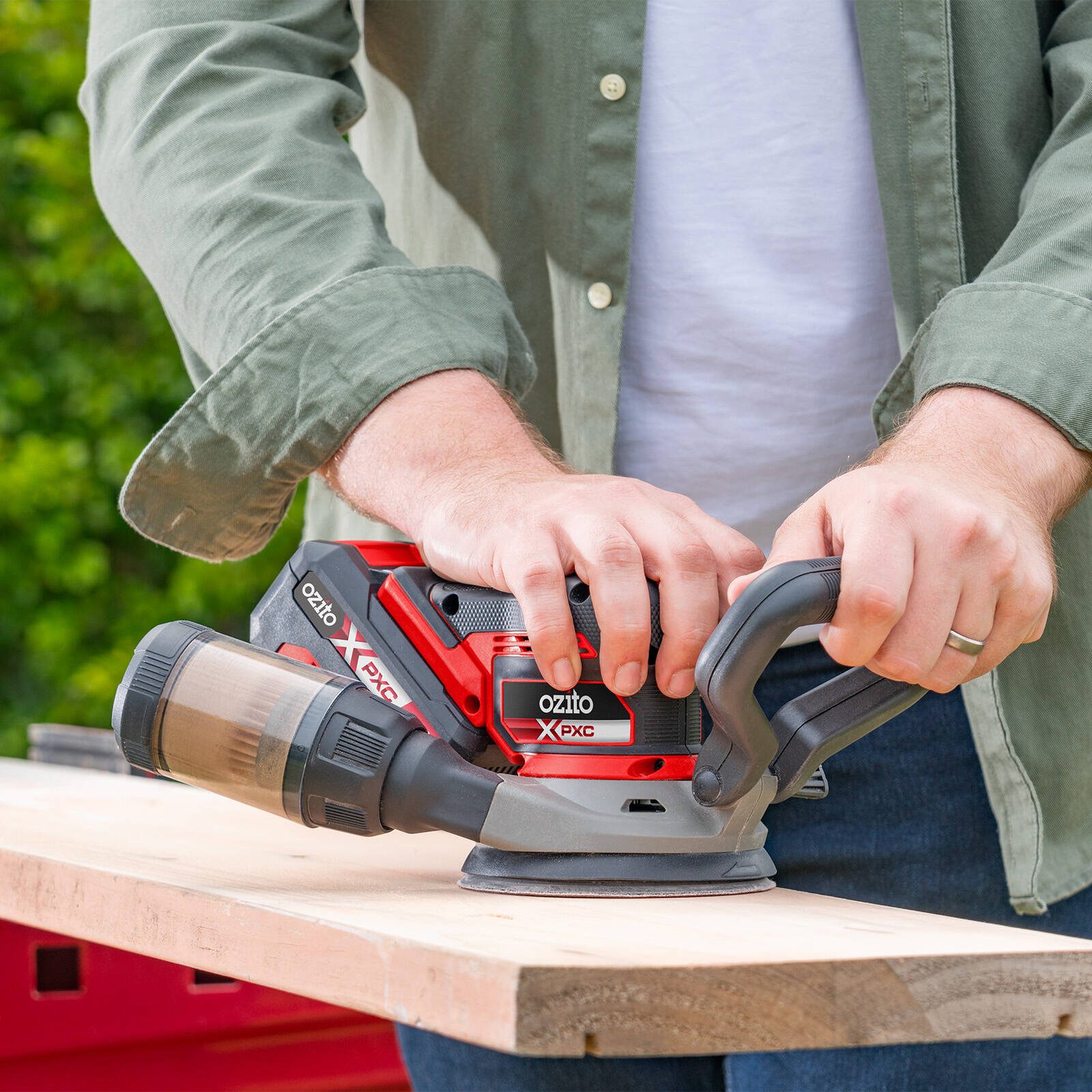 Ozito PXC 18V Brushless Random Orbital Sander PXBROS-125 - Skin Only - Image 5