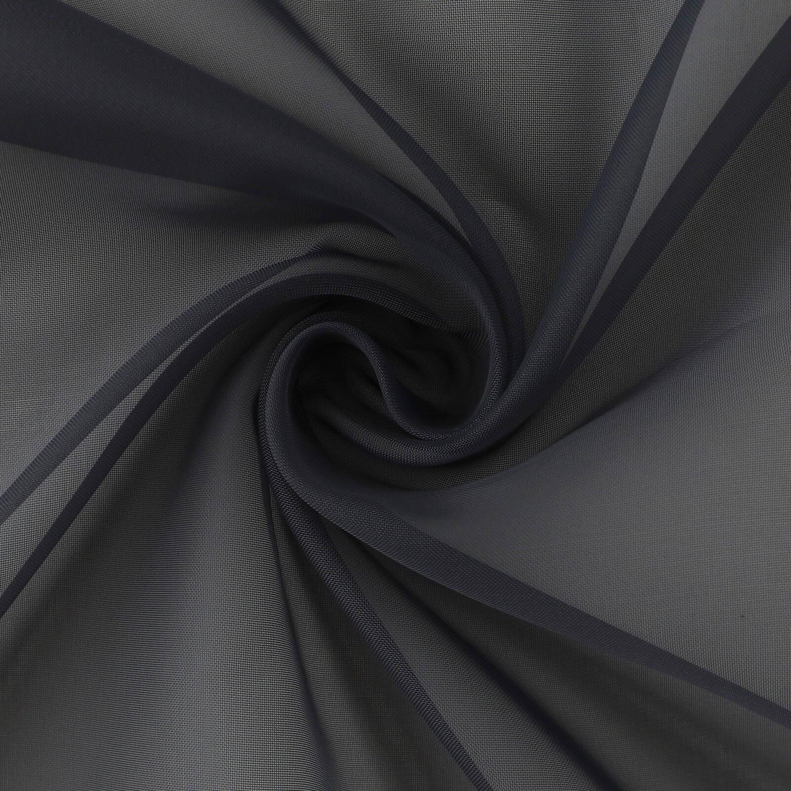 Windoware 120 x 213cm Black Coco Rod Pocket Curtain - 1 Pack - Image 3