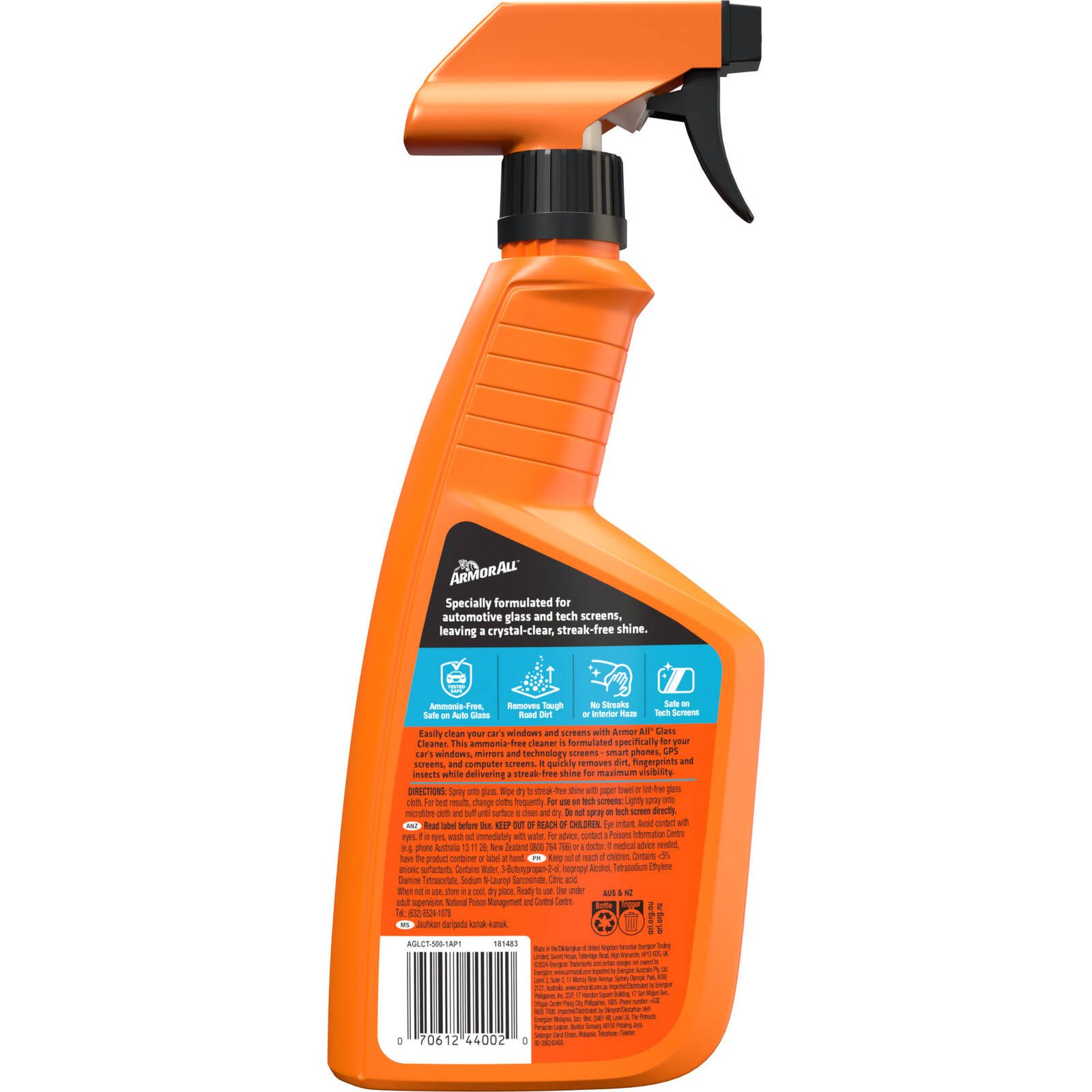 ArmorAll 500ml Glass Cleaner Spray - Image 2