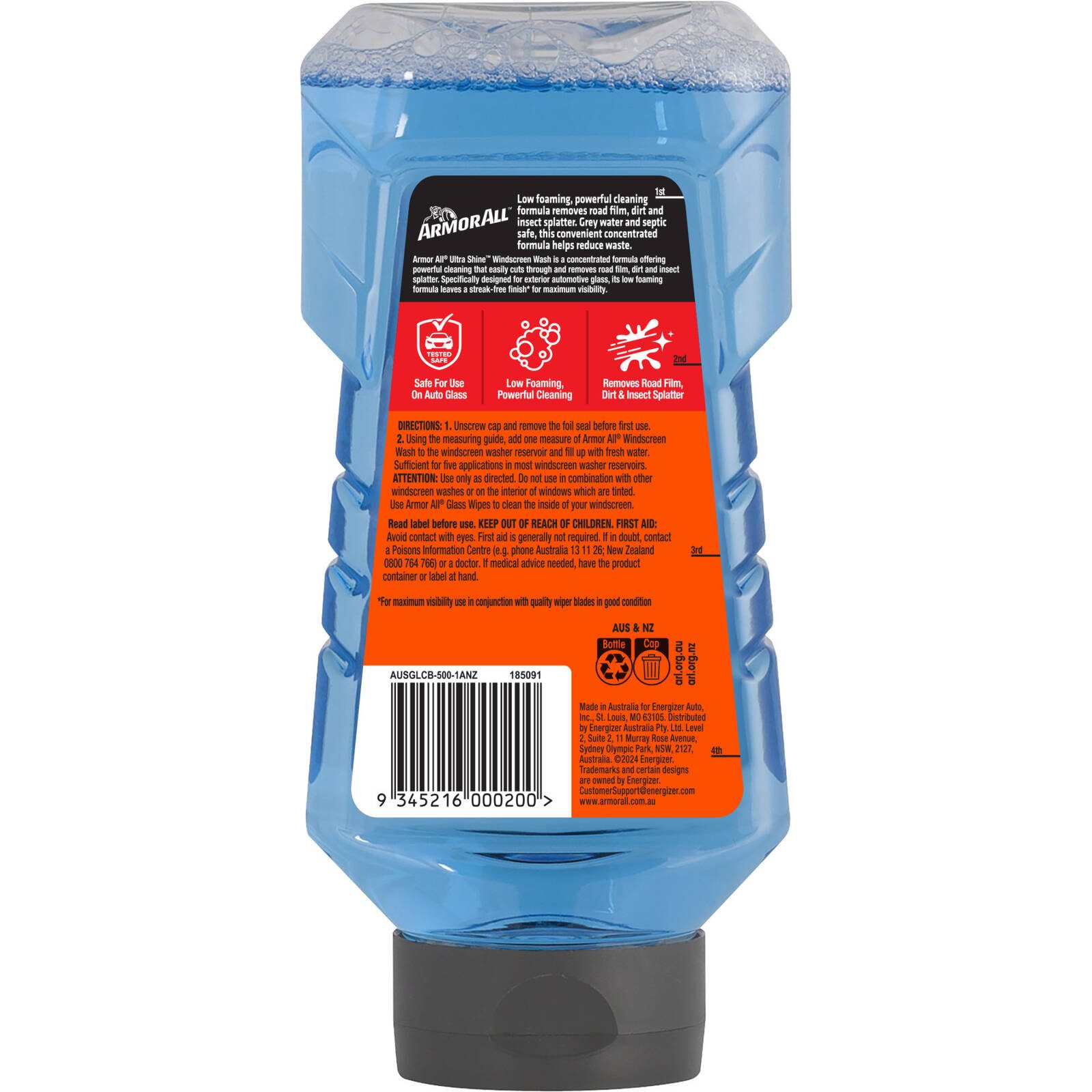 ArmorAll 500ml Windscreen Wash Concentrate - Image 2