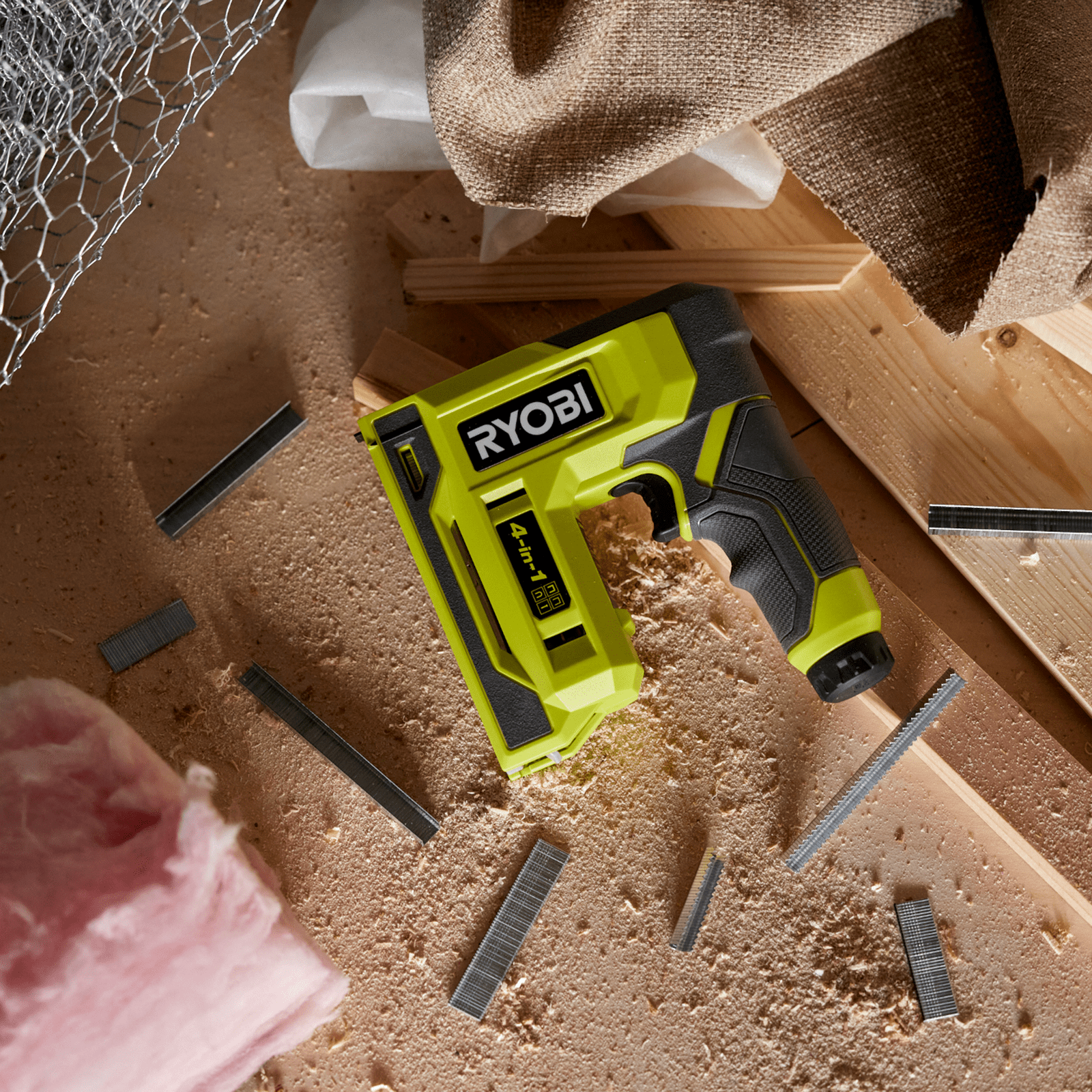 Ryobi USB 4-In-1 Stapler 2Ah Kit - Image 2