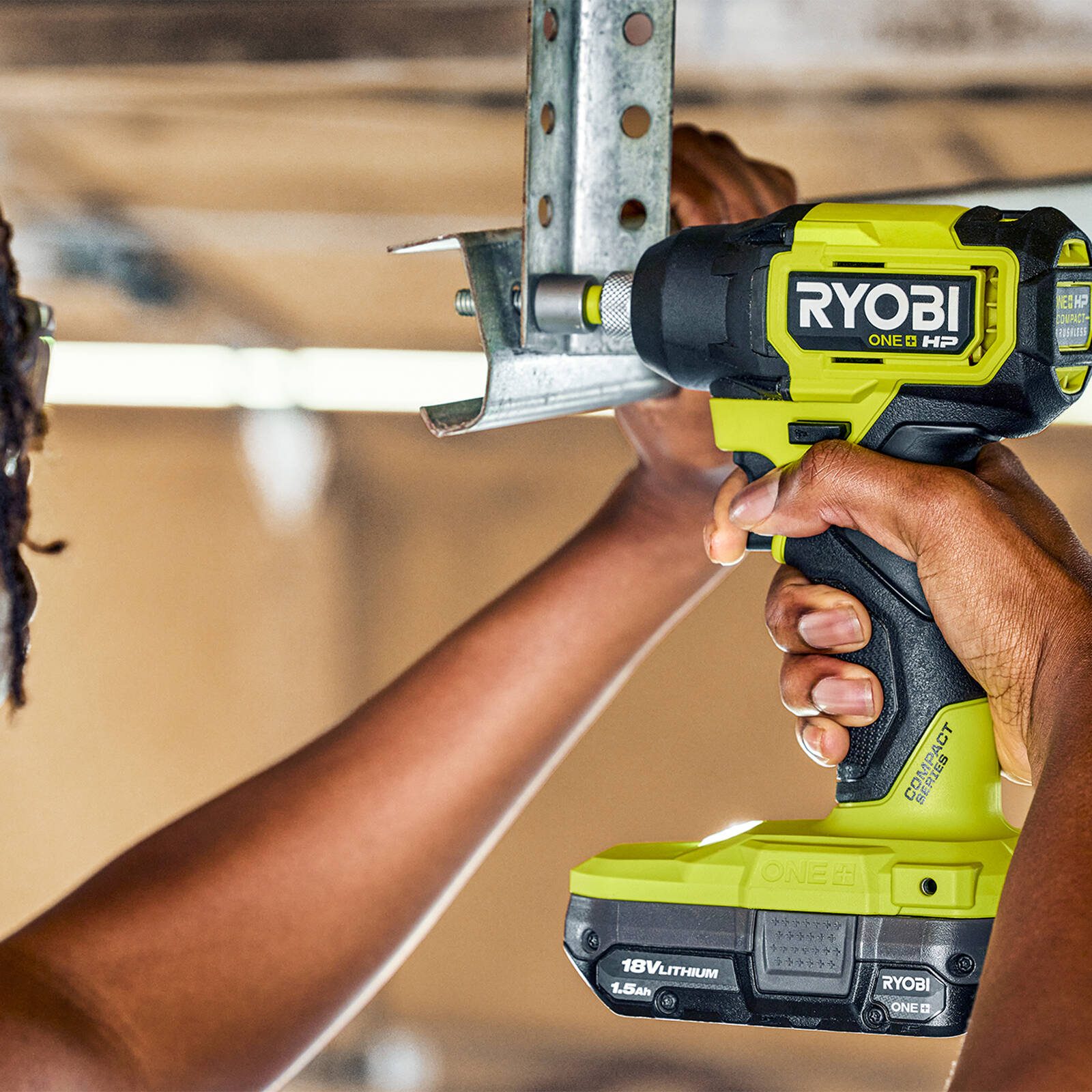 Ryobi 18V ONE+ HP™ Brushless Compact Impact Driver HP 4Ah Kit R18CID24 - Image 4