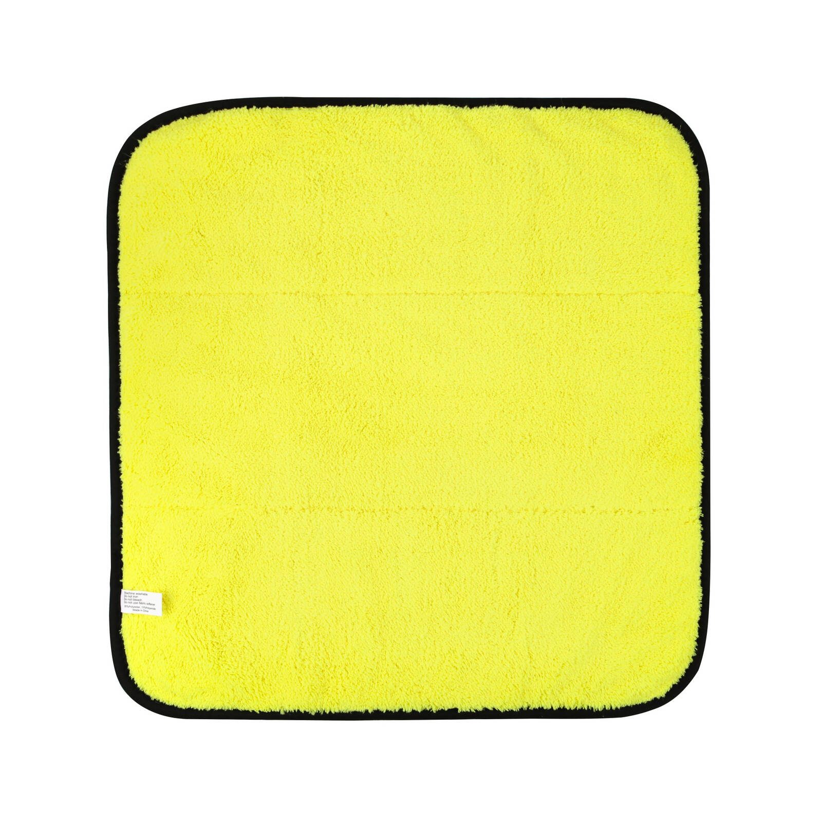 Morgan 40 x 40cm Yellow/Grey Premium Microfibre Soft Towel - Image 4
