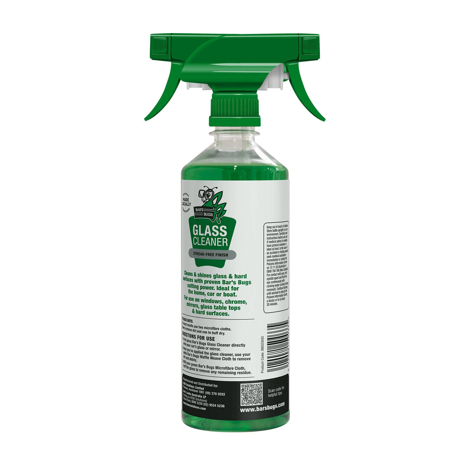 Bar's Bugs 600ml Glass Cleaner - Image 2