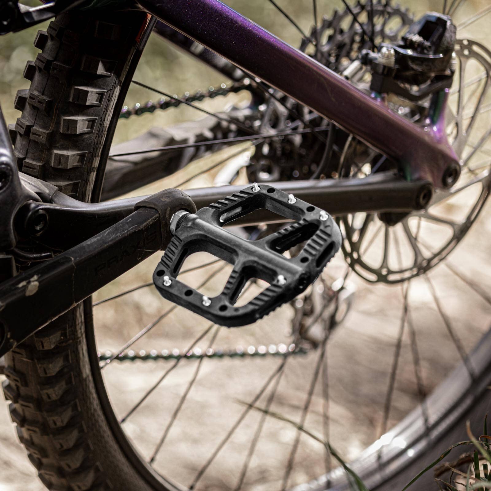 Trojan Black Nylon MTB Pedals - 2 Pack - Image 4