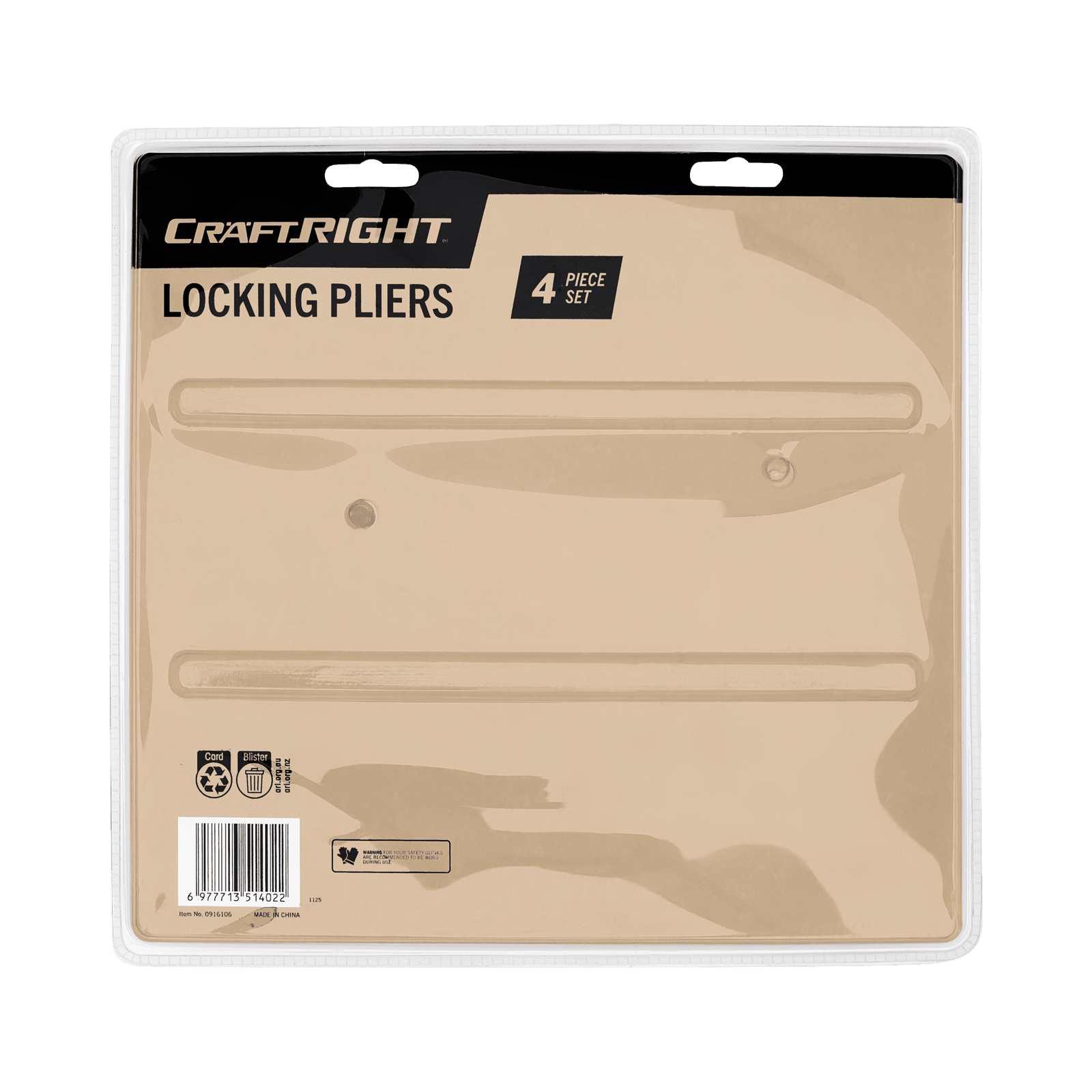 Craftright 4 Piece Locking Pliers - Image 4