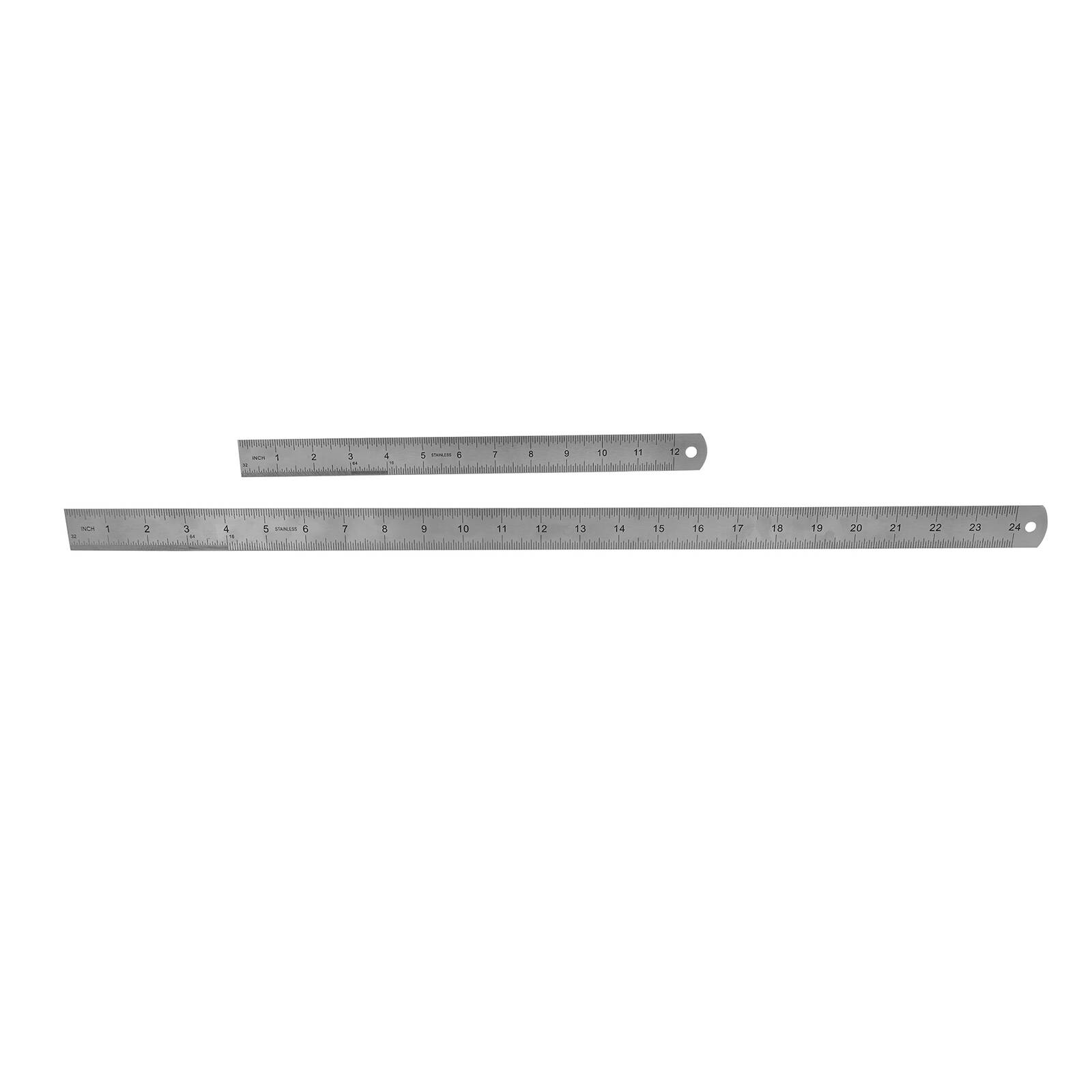 Craftright 600 and 300mm Stainless Steel Ruler - 2 Piece - Image 2