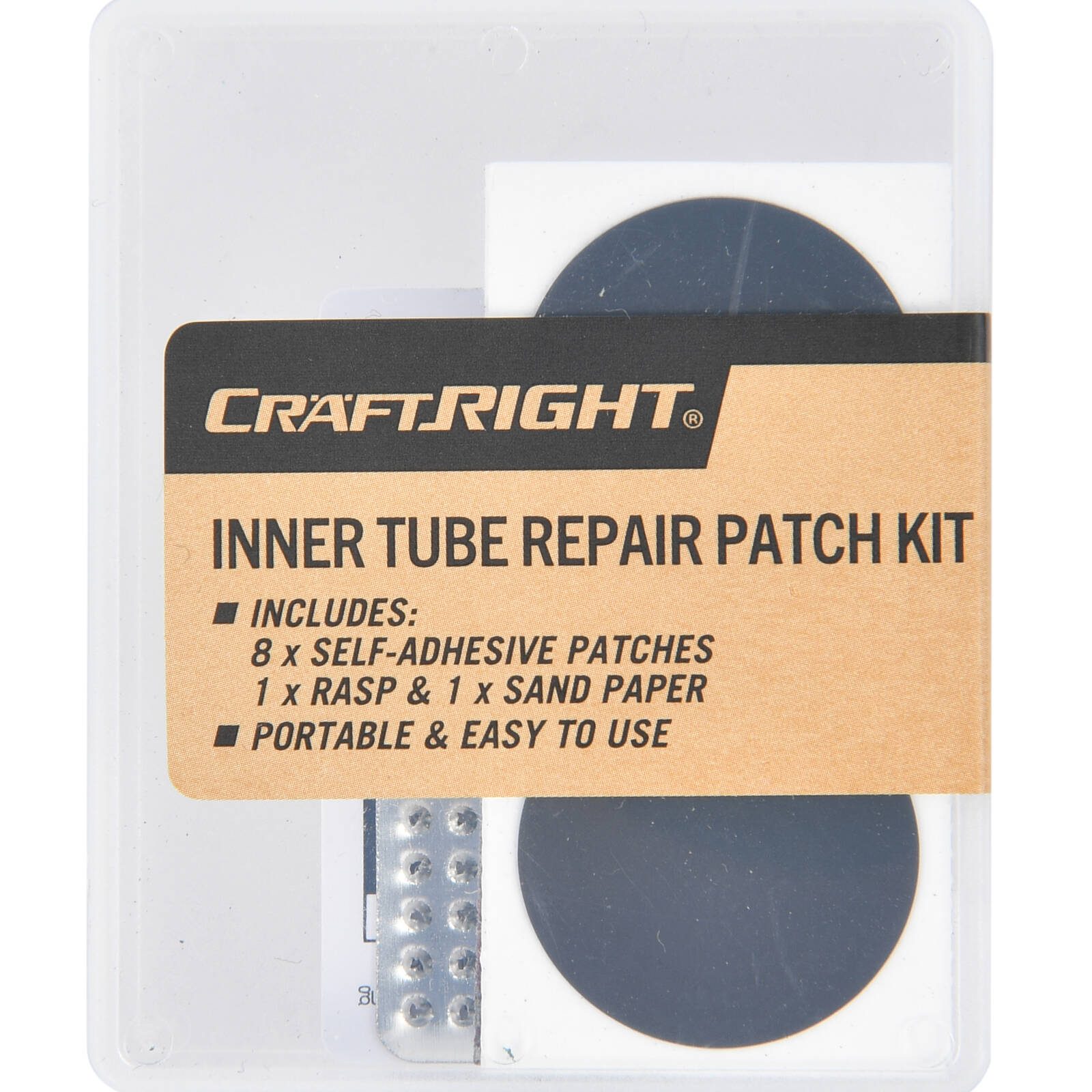 Craftright Inner Tube Repair Patch Kit - Image 2