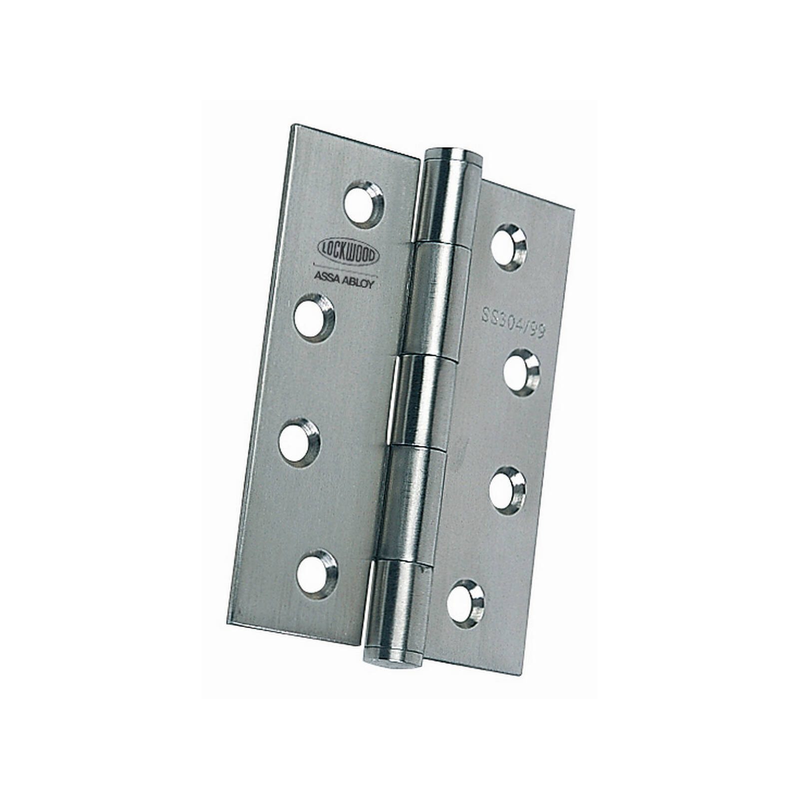 Lockwood 100 x 75 x 2.5mm Polished Stainless Steel 100 Series Loose Pin Butt Hinge