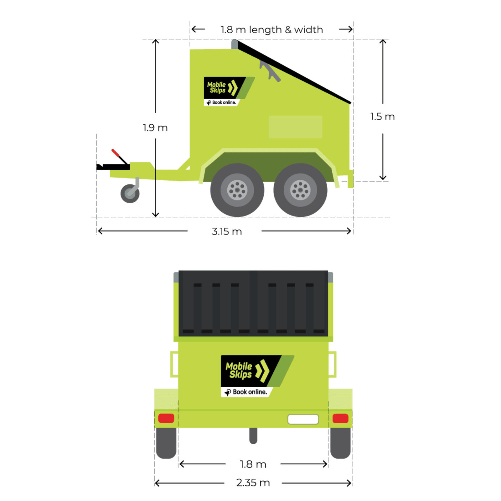 For Hire: Mobile Skip 500kg 3 Days - SA - Image 6