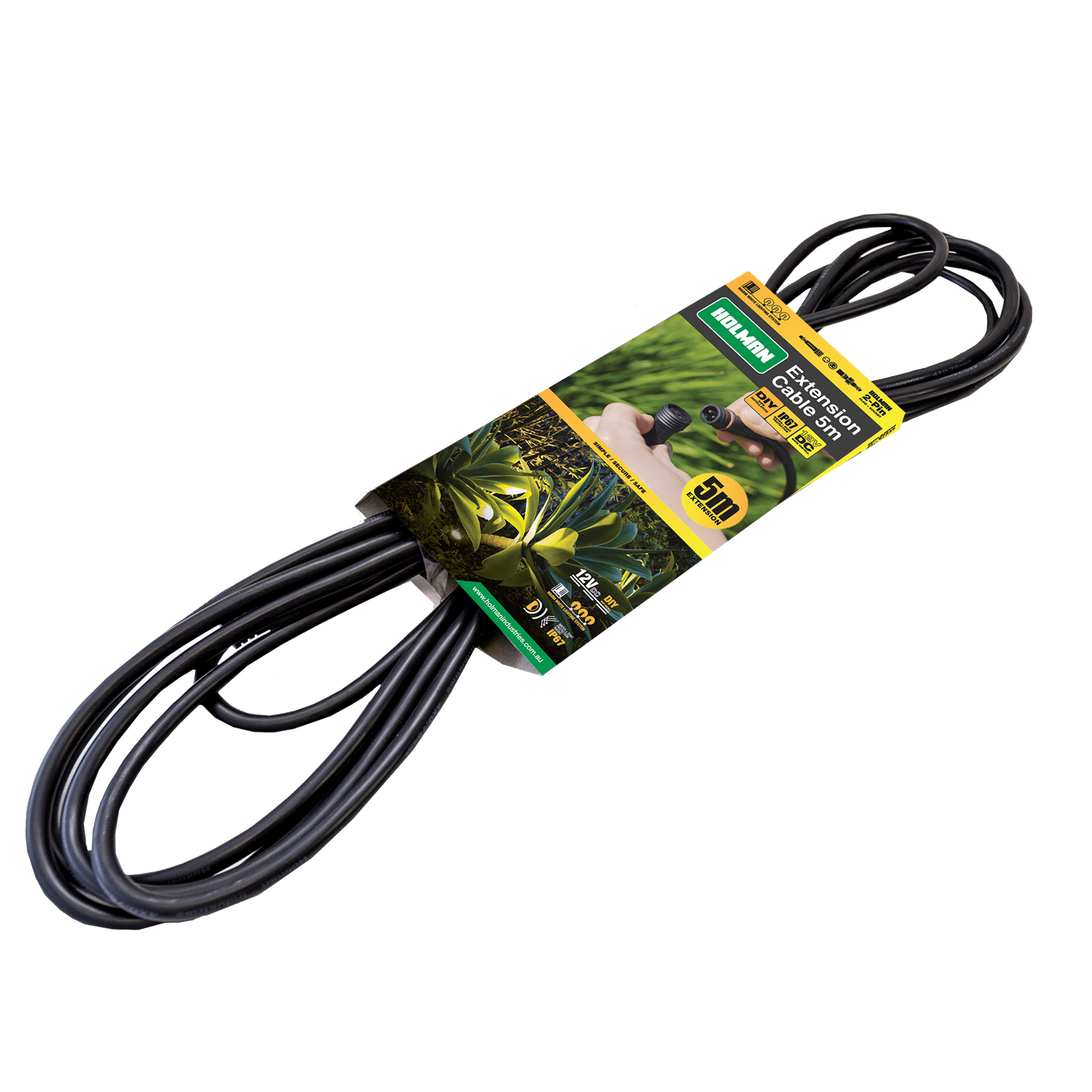 Holman Warm White Garden Light Extension Cable - 5m