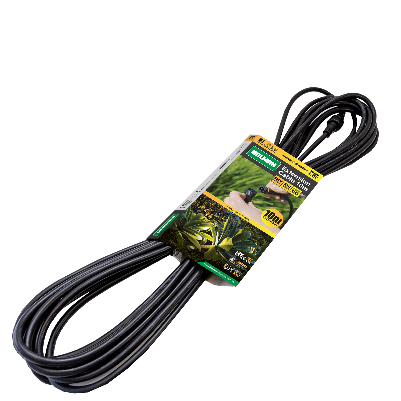 Holman Warm White Garden Light Extension Cable - 10m