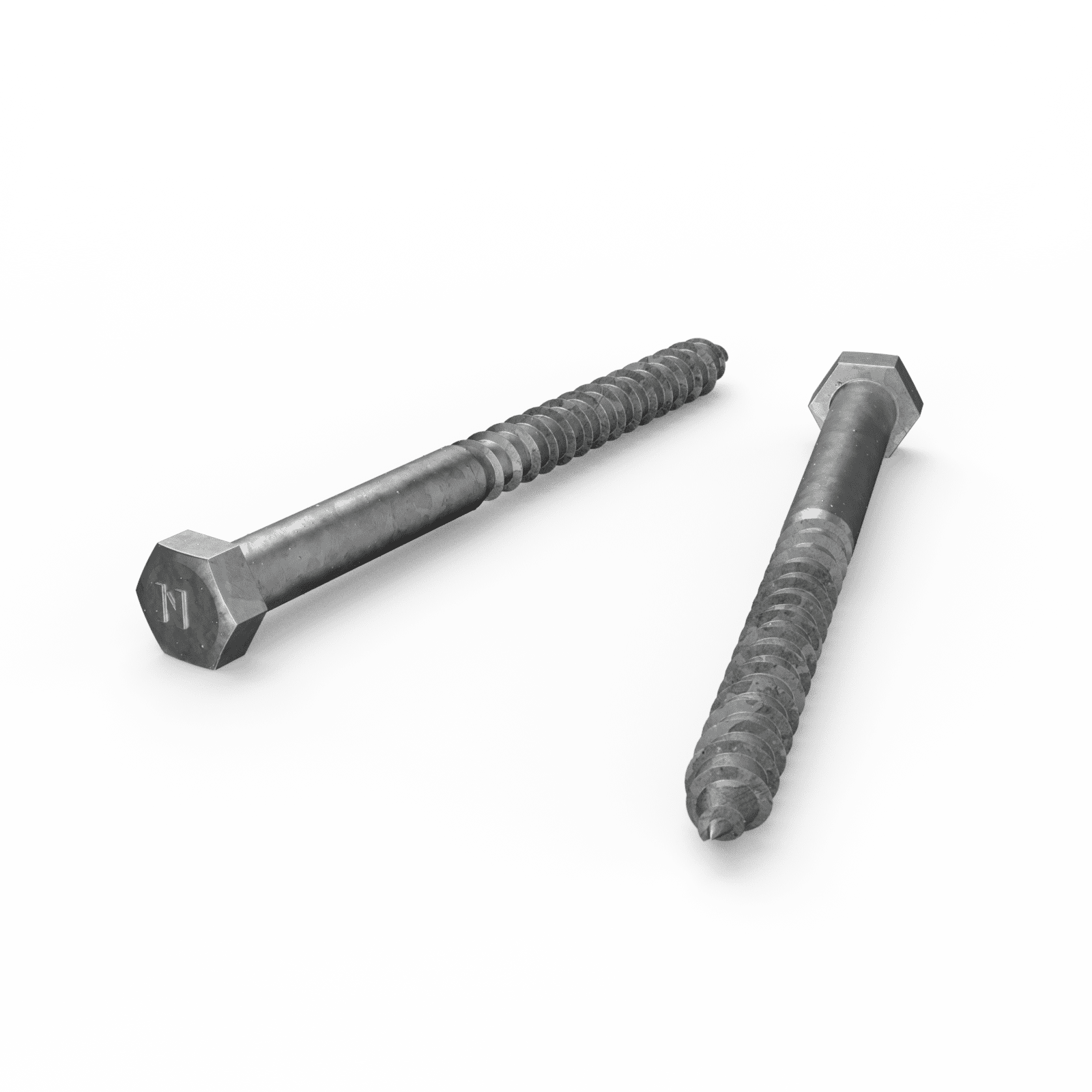 ZENITH M12 x 150mm Hot Dip Galvanised Hex Head Coach Screws