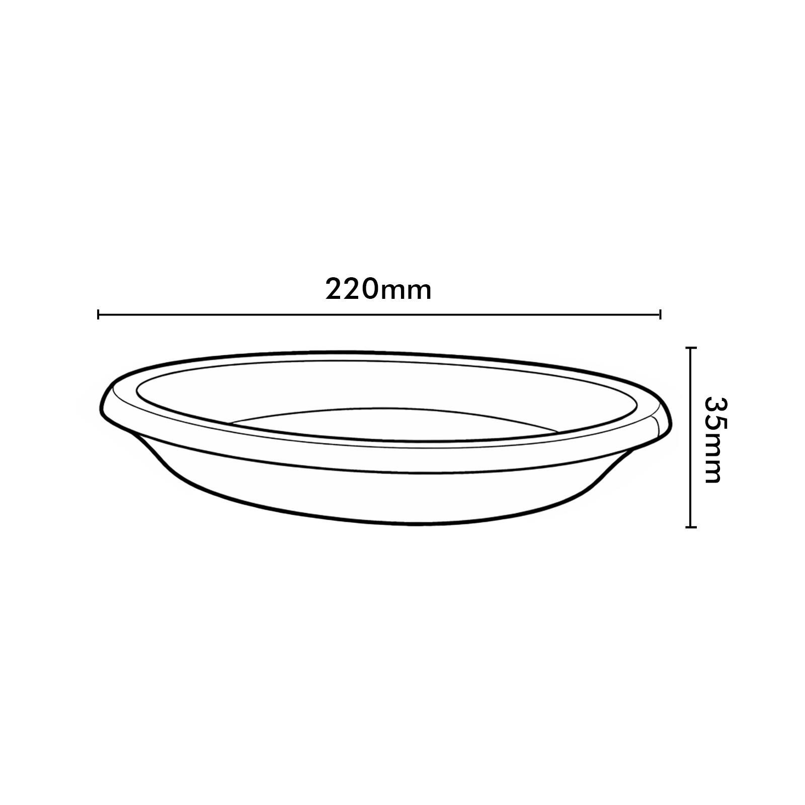 EDEN Blue Transparent Cylinder Saucer - Transparent Blue - Image 2