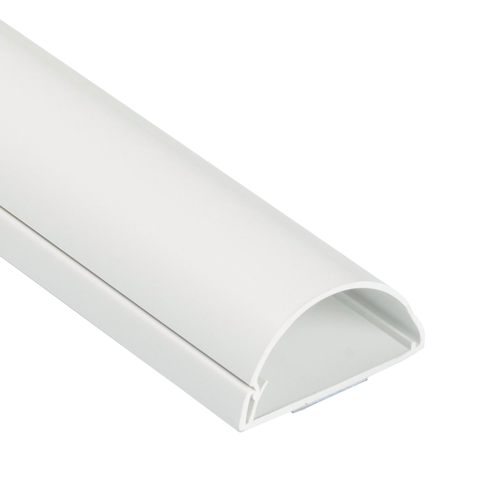 D-Line 50 x 25mm 1m TV Wall Drop Adhesive Cable Management Cover - White