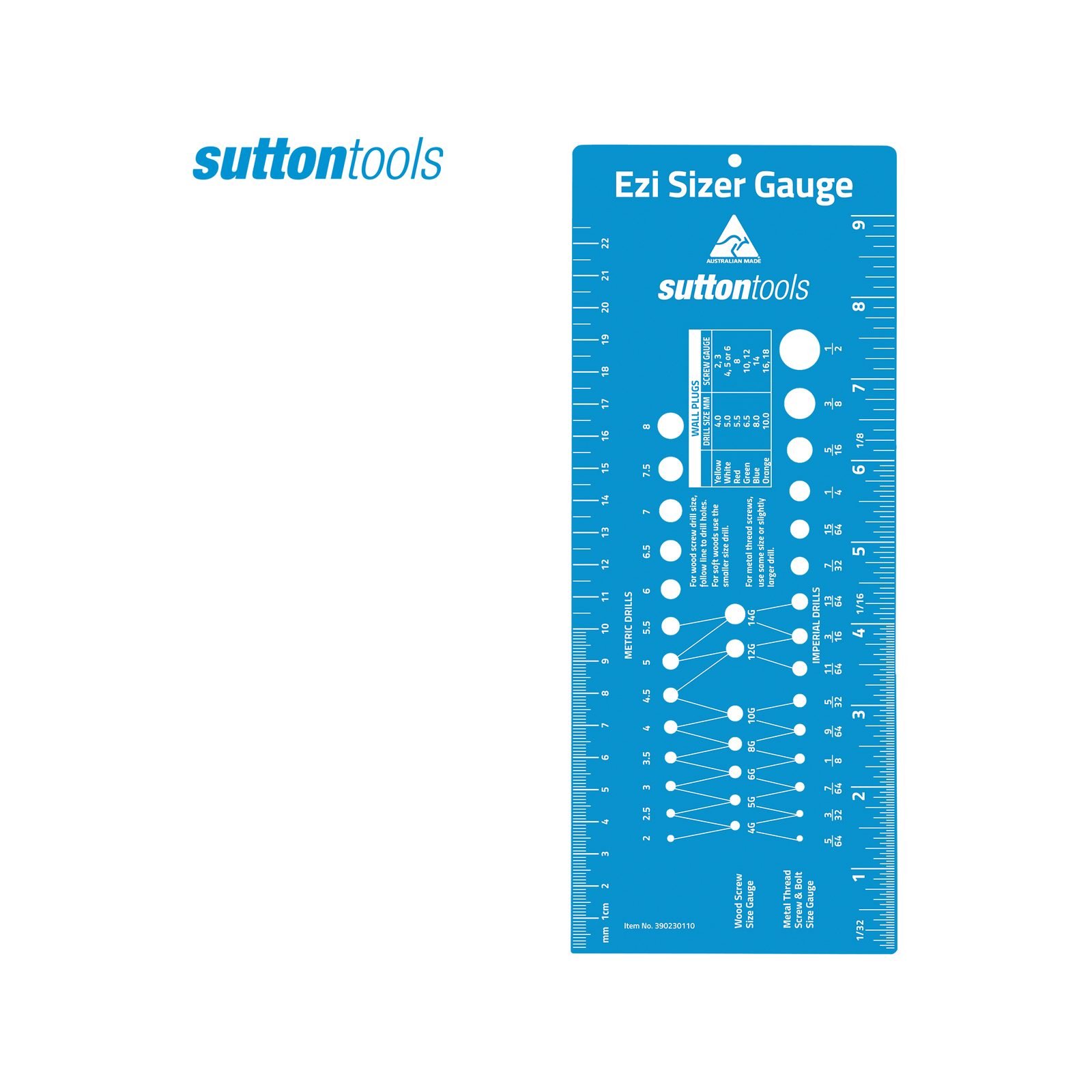 Sutton Tools Ezi Sizer Gauge - Image 2