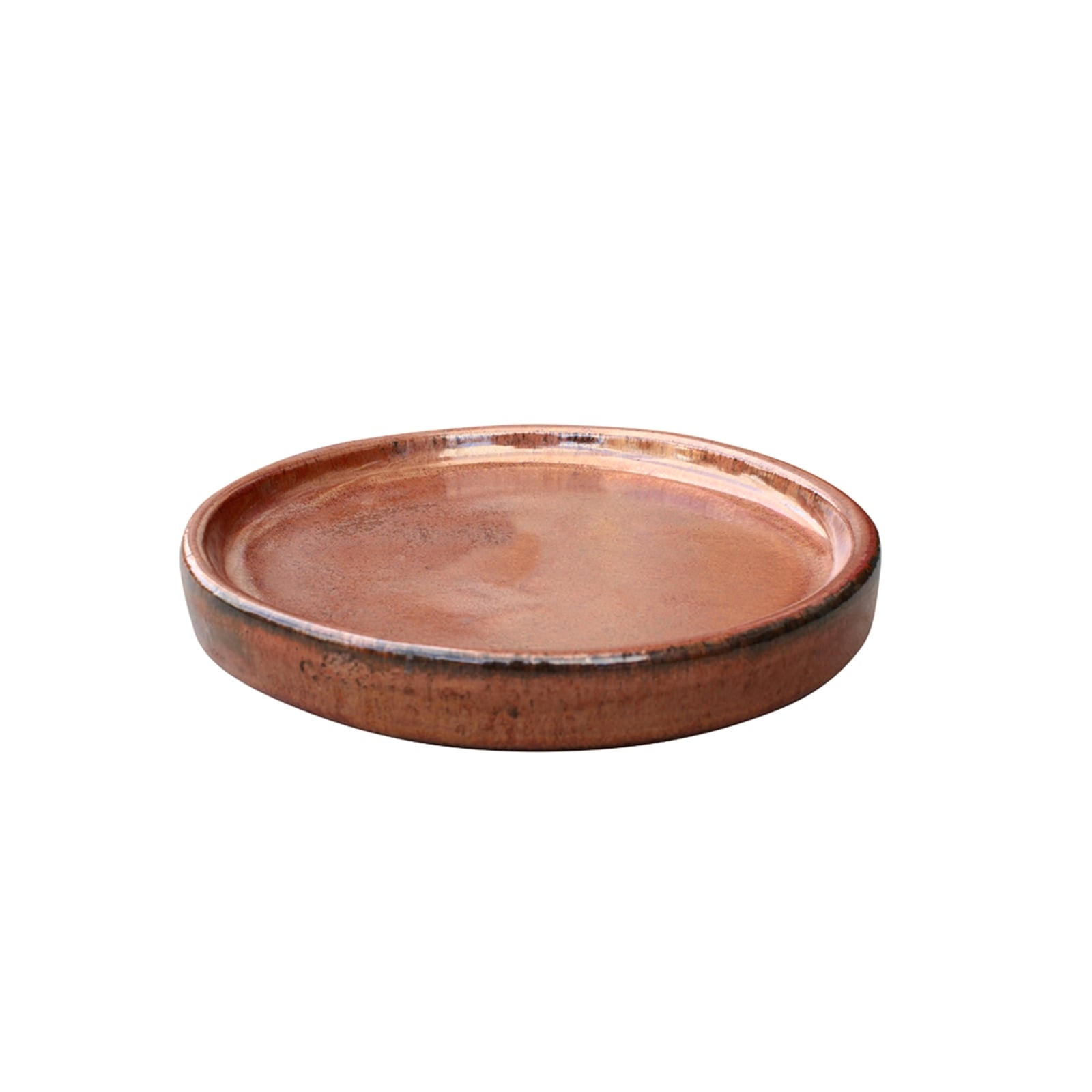 Northcote Pottery Copper Round Primo Saucer - 200mm