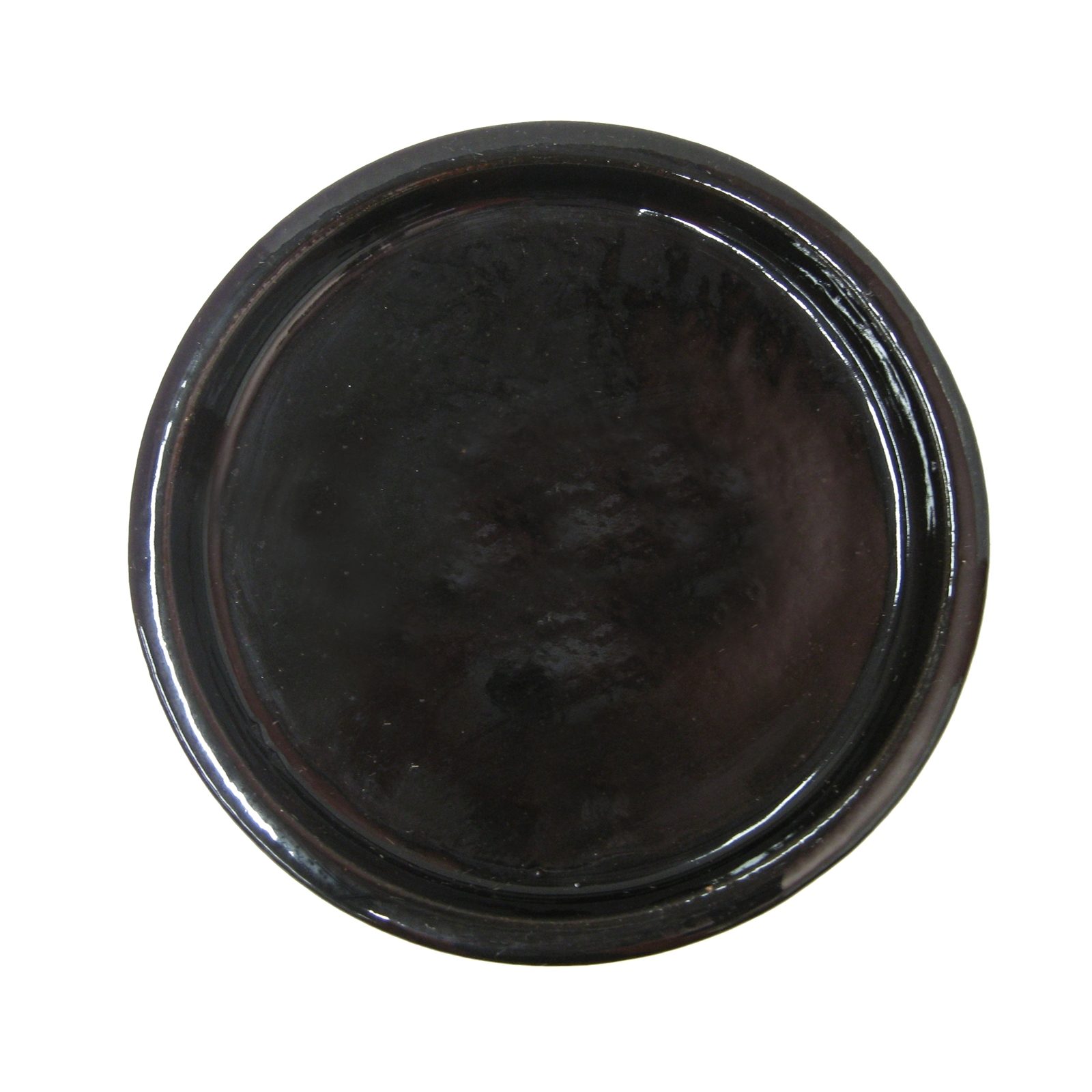 Northcote Pottery Black Primo Round Saucer - 200mm