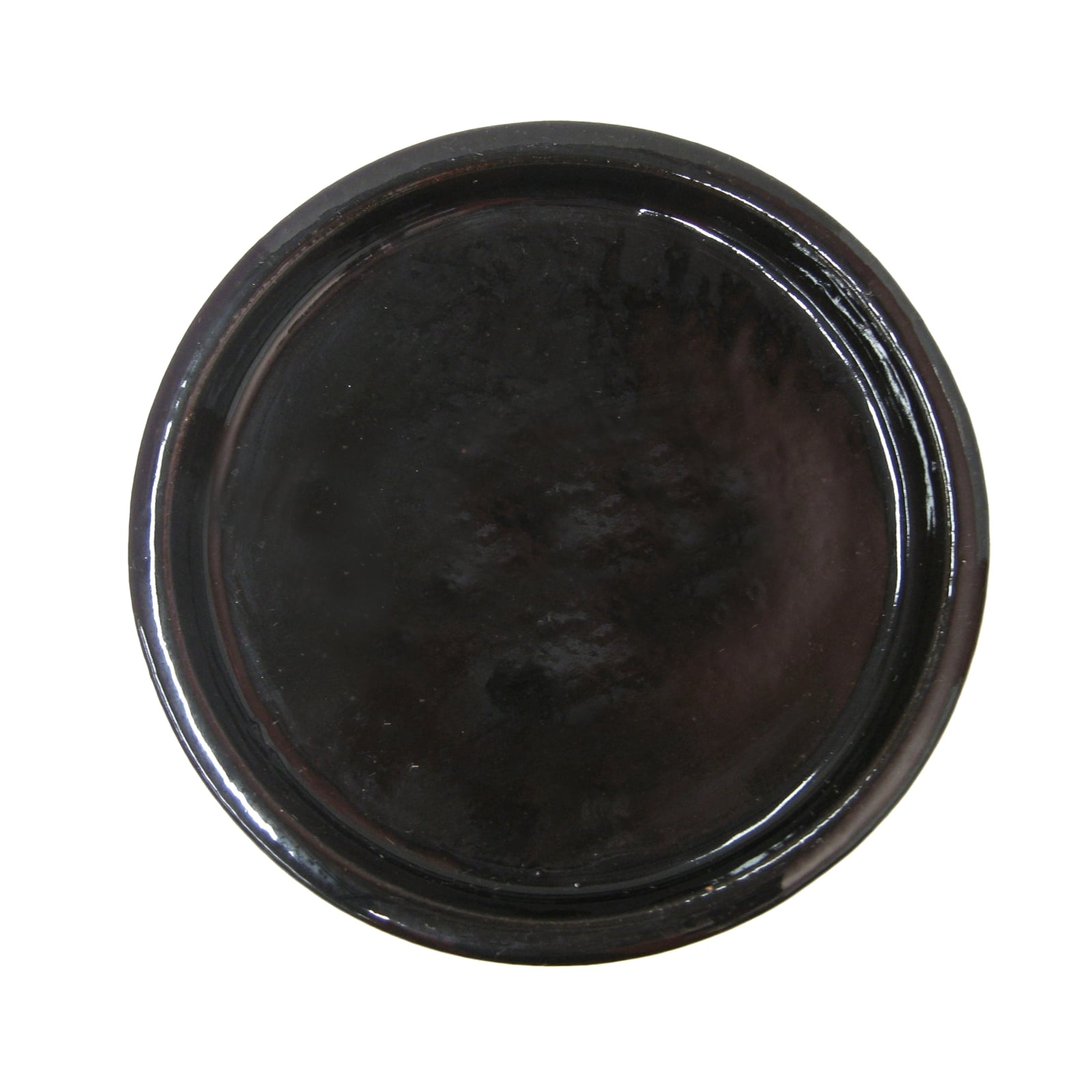 Northcote Pottery Black Primo Round Saucer - 250mm