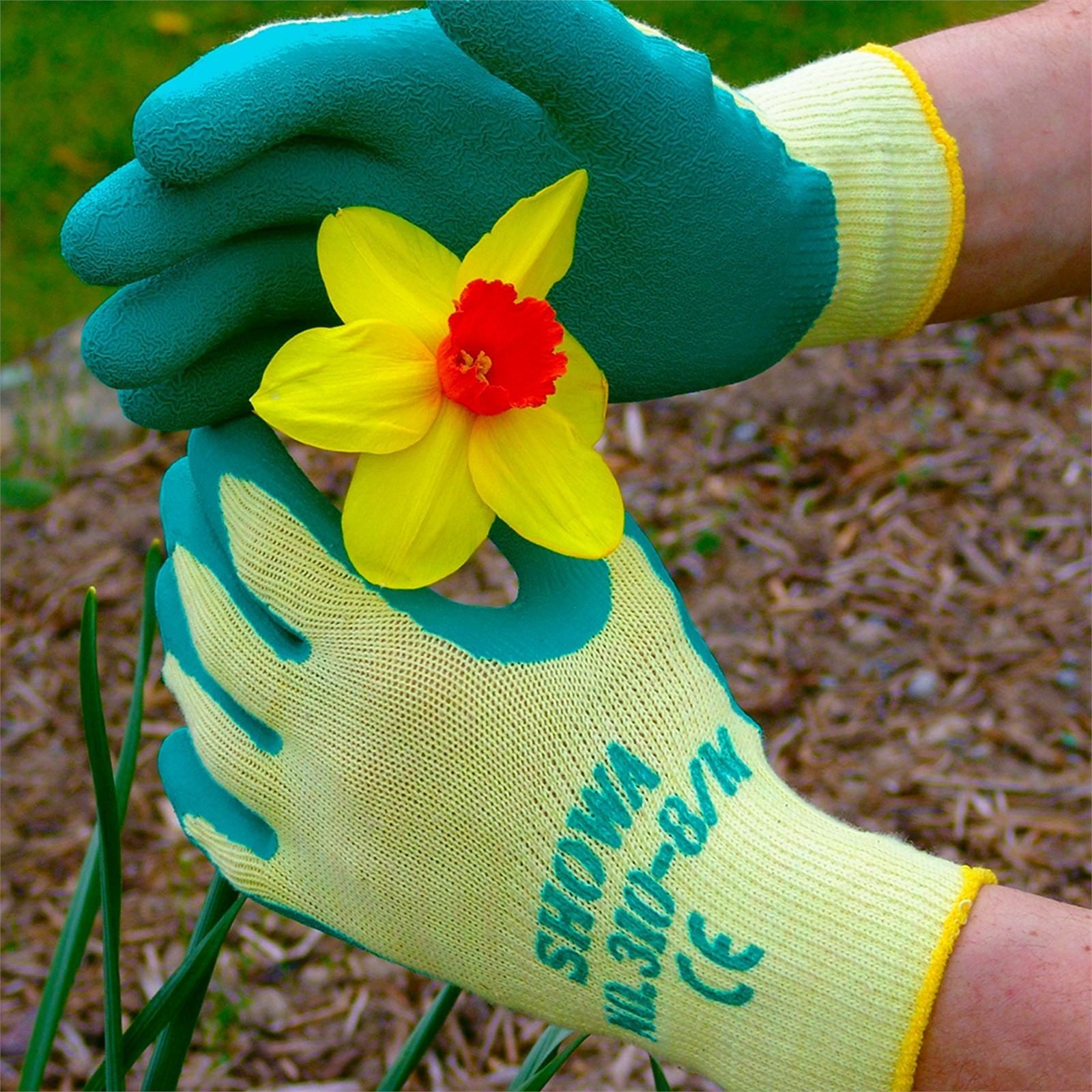 Lynn River Showa 310 Green Gardening Gloves Small - Image 2