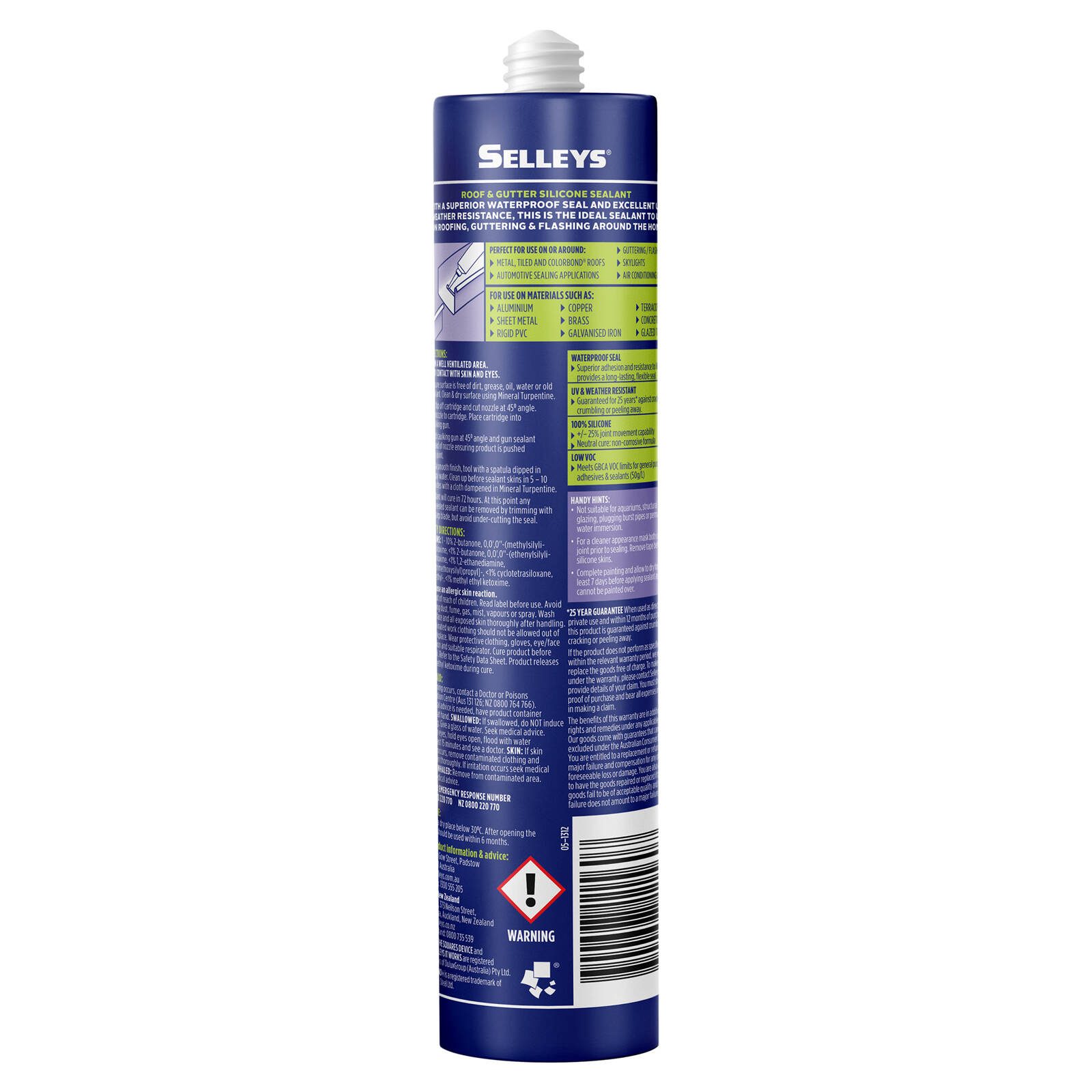 Selleys 310g Black Roof And Gutter Silicone - Image 3