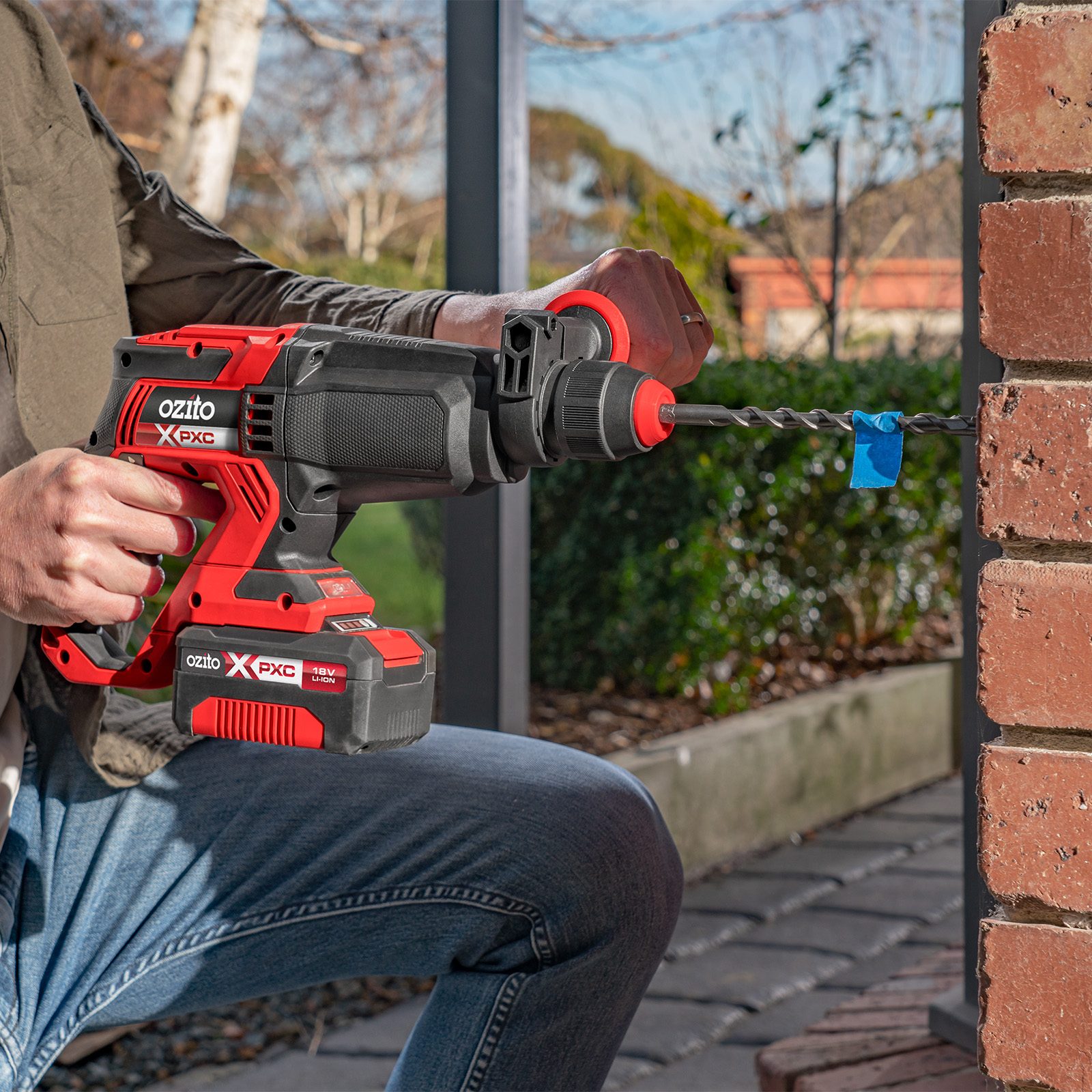 Ozito PXC 18V 1.8J Rotary Hammer Drill PXRHS-180 - Skin Only - Image 5