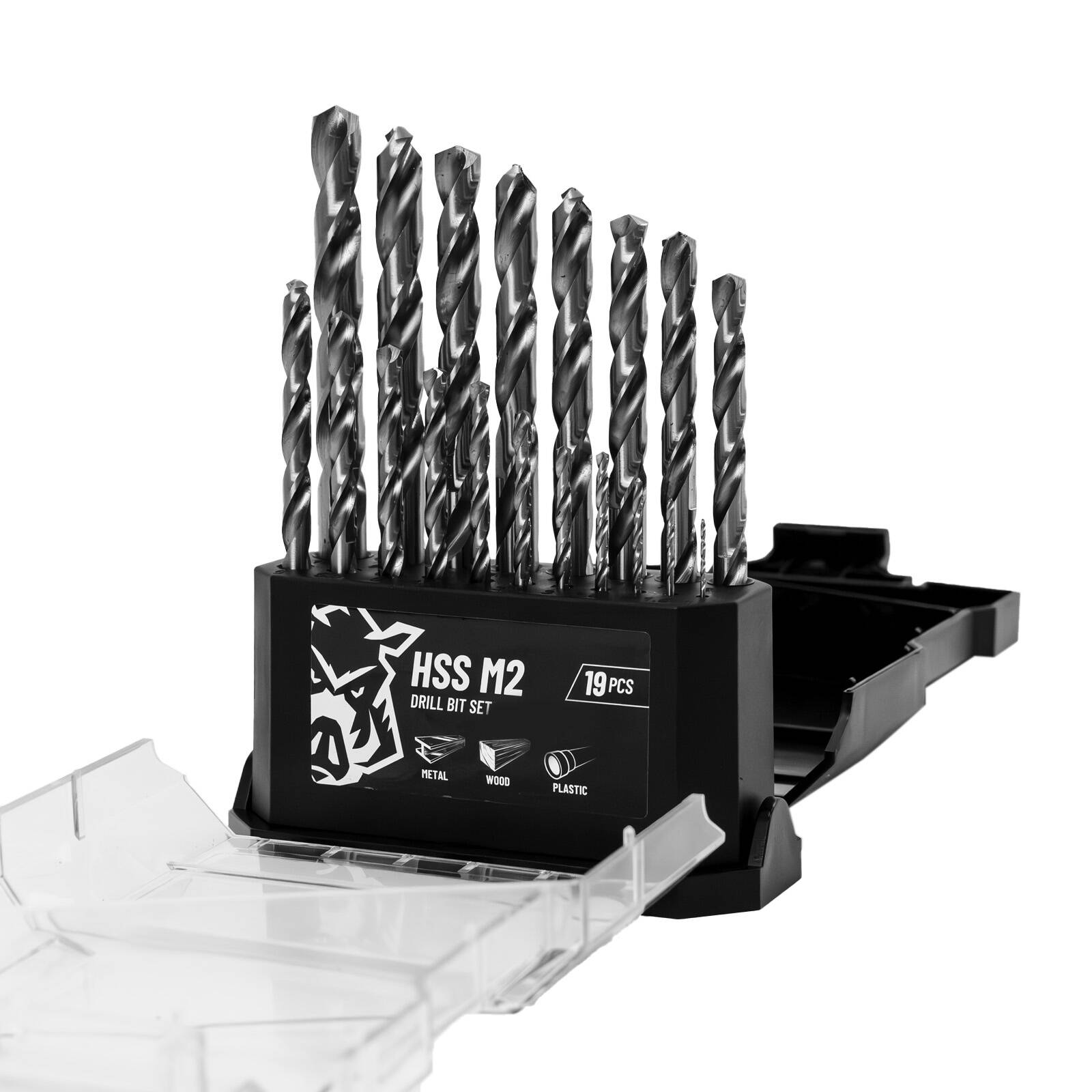 Full Boar 19 Piece HSS M2 Drill Bit Set - Image 2