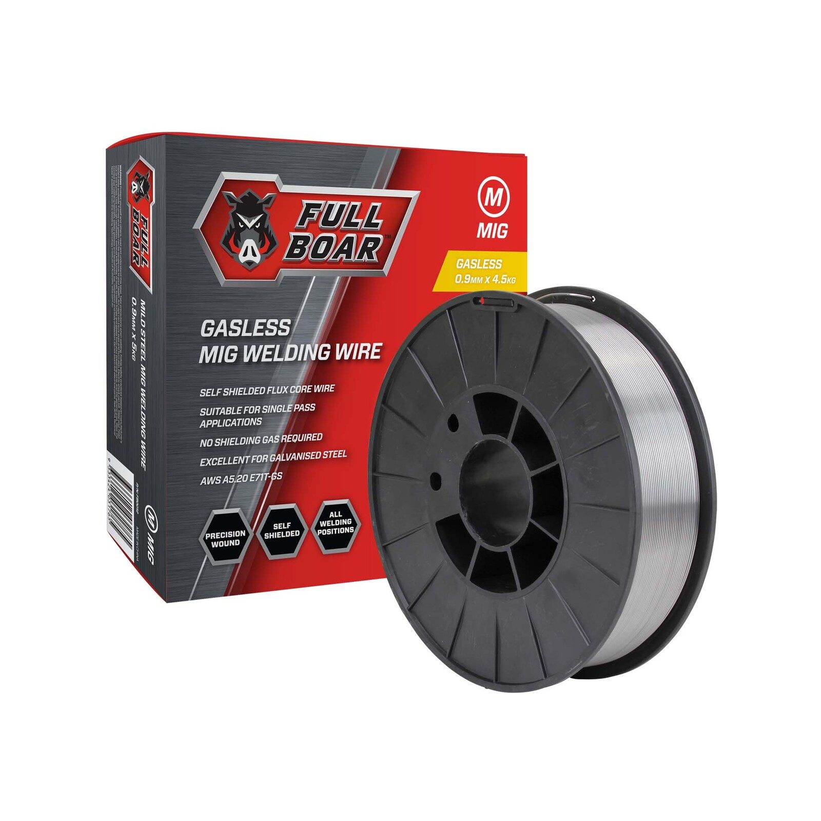 Full Boar 0.9mm x 4.5kg Gasless MIG Wire - Image 2