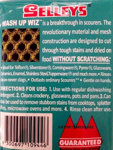 2-X-WIZ-SELLEYS-wash-up-Scourer-Ideal-for-TELON-Silverstone-CORNINGWARE-B07FF4DVWZ-2