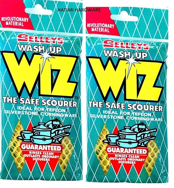 2-X-WIZ-SELLEYS-wash-up-Scourer-Ideal-for-TELON-Silverstone-CORNINGWARE-B07FF4DVWZ
