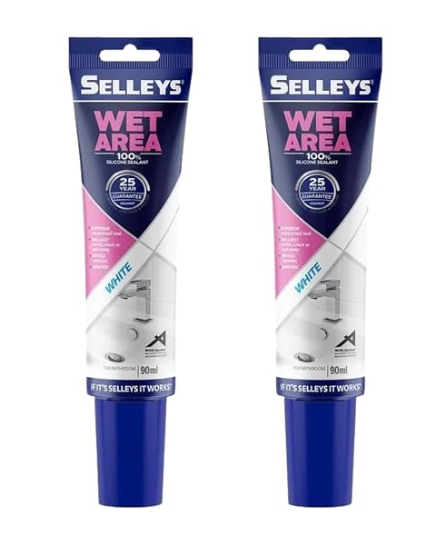 2-x-Wet-Area-100-Silicone-Sealant-White-Mould-Resistant-90ml-2-Pack-Easy-Squeeze-DIY-Application-in-Bathroom-Sinks-B0GTXCN59W