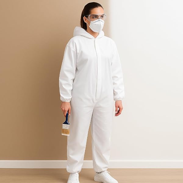 4-Piece-Painting-Protection-Pack-Disposable-Coveralls-with-Dust-Mask-Eye-Protection-and-Ear-Protection-Full-Body-Safe-B0GRFHYLBV-3