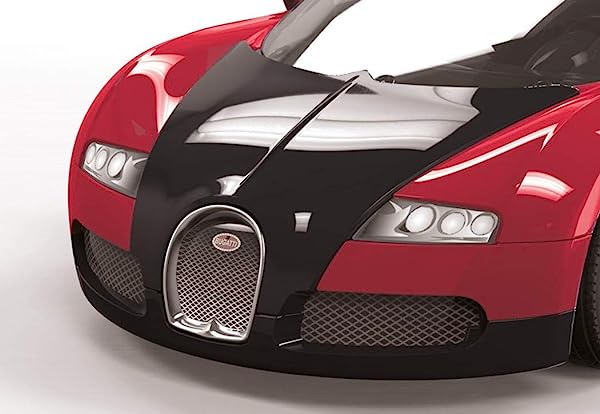 Airfix-QuickBuild-Bugatti-Veyron-Red-Black-Snap-Together-Plastic-Model-Kit-J6020-B00PPPWOLI-4