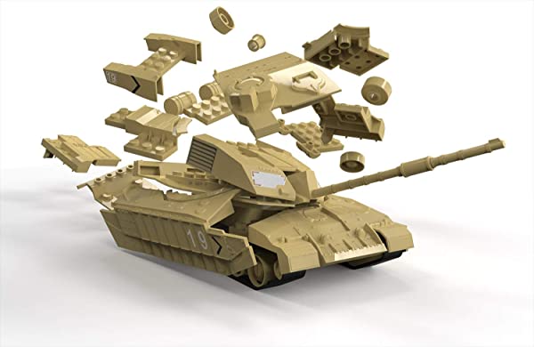 Airfix-Quickbuild-Challenger-Tank-Snap-Together-Construction-Kit-Plastic-Model-Building-Kit-B00FZ4O8RW-3