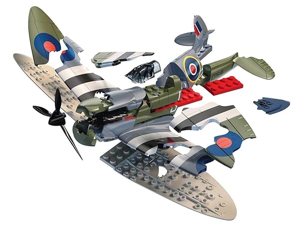 Airfix-Quickbuild-D-Day-Spitfire-Model-Kit-B07N89WJGB-3
