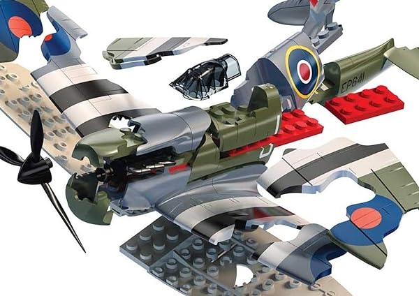 Airfix-Quickbuild-D-Day-Spitfire-Model-Kit-B07N89WJGB-6