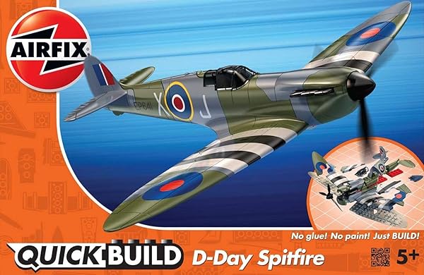 Airfix-Quickbuild-D-Day-Spitfire-Model-Kit-B07N89WJGB-7