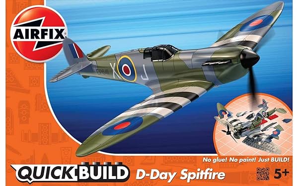 Airfix-Quickbuild-D-Day-Spitfire-Model-Kit-B07N89WJGB