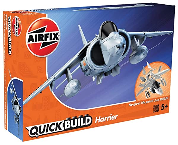 Airfix-Quickbuild-Harrier-Snap-Together-Construction-Kit-Plastic-Model-Building-Kit-B00FZ4LL4A