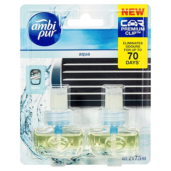 Ambi-Pur-Premium-Clip-Aqua-Car-Air-Freshener-Refill-2-Pack-B07PCDGV4F